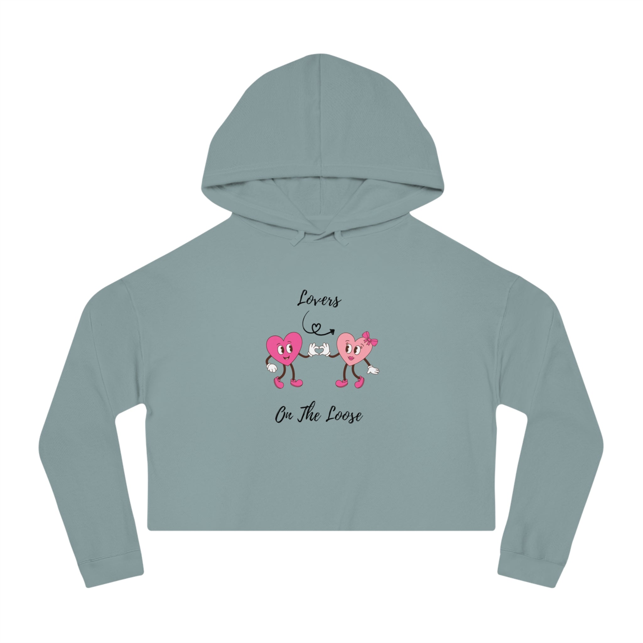 Lovers On The Loose Women’s Cropped Hooded Sweatshirt