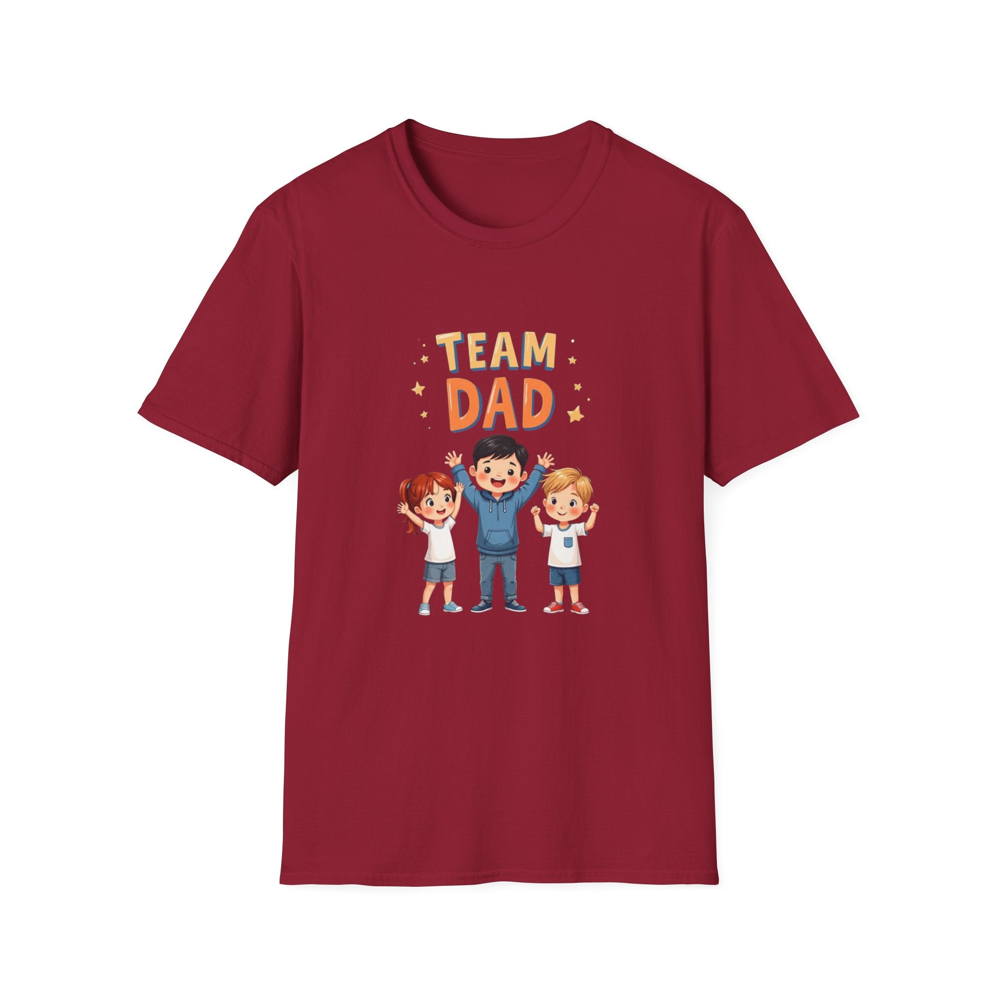 Team Dad Unisex Softstyle T-Shirt, Father's Day Gift, Family Tee, Dad Shirt, Great for Celebrations, Fun Casual Wear