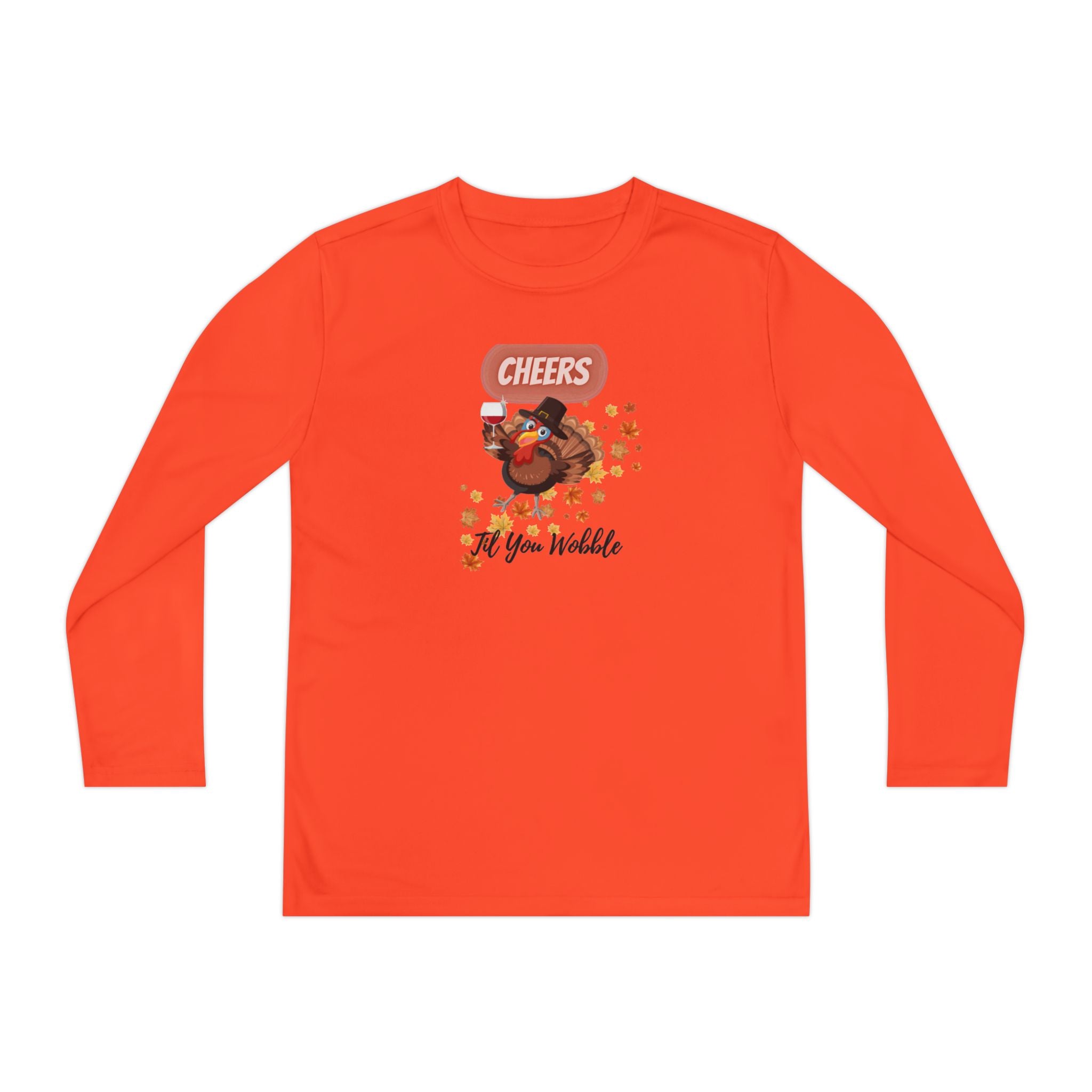 Cheers Til You Wobble Youth Long Sleeve Competitor Tee