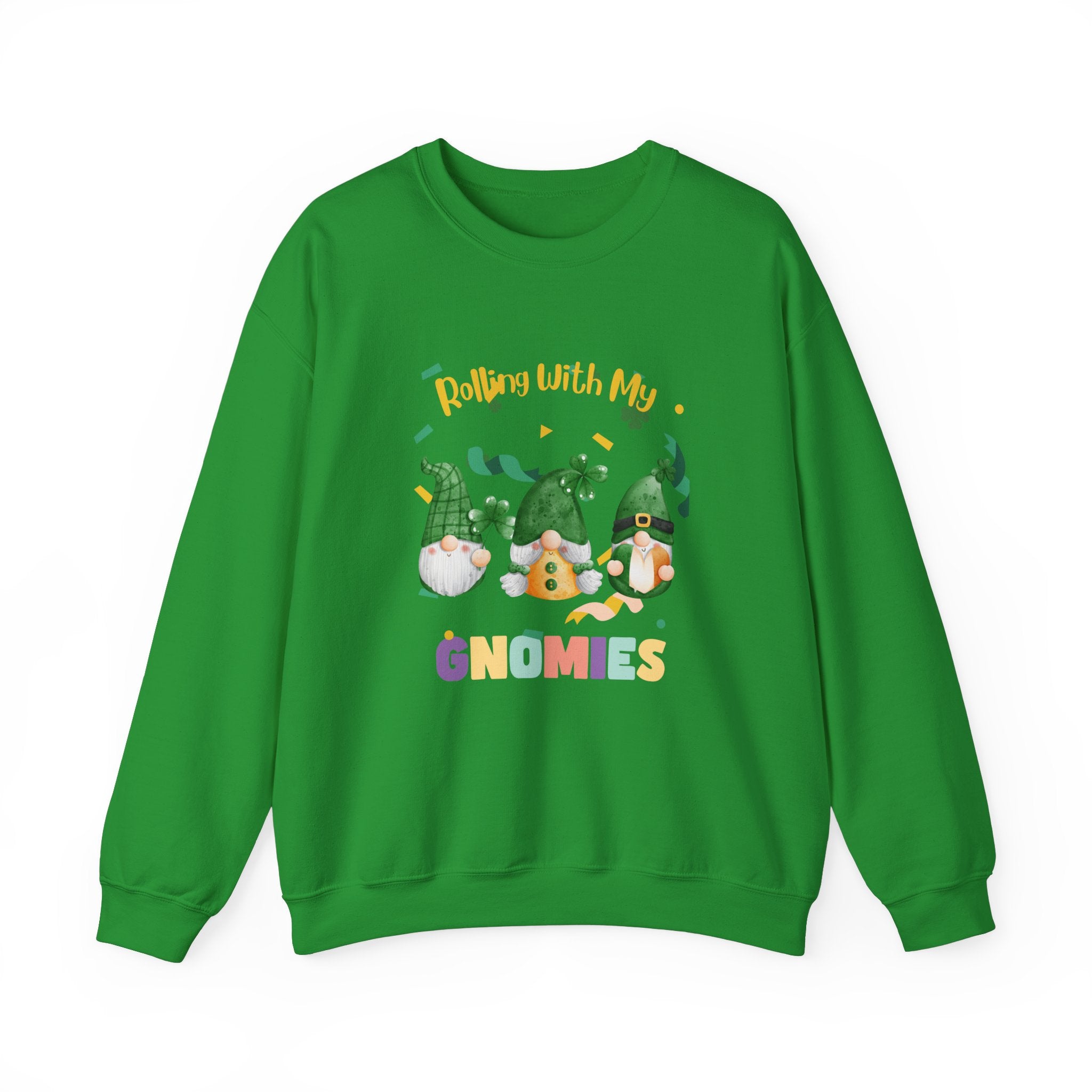 Rolling With My Gnomies Crewneck Sweatshirt - Unisex Heavy Blend™