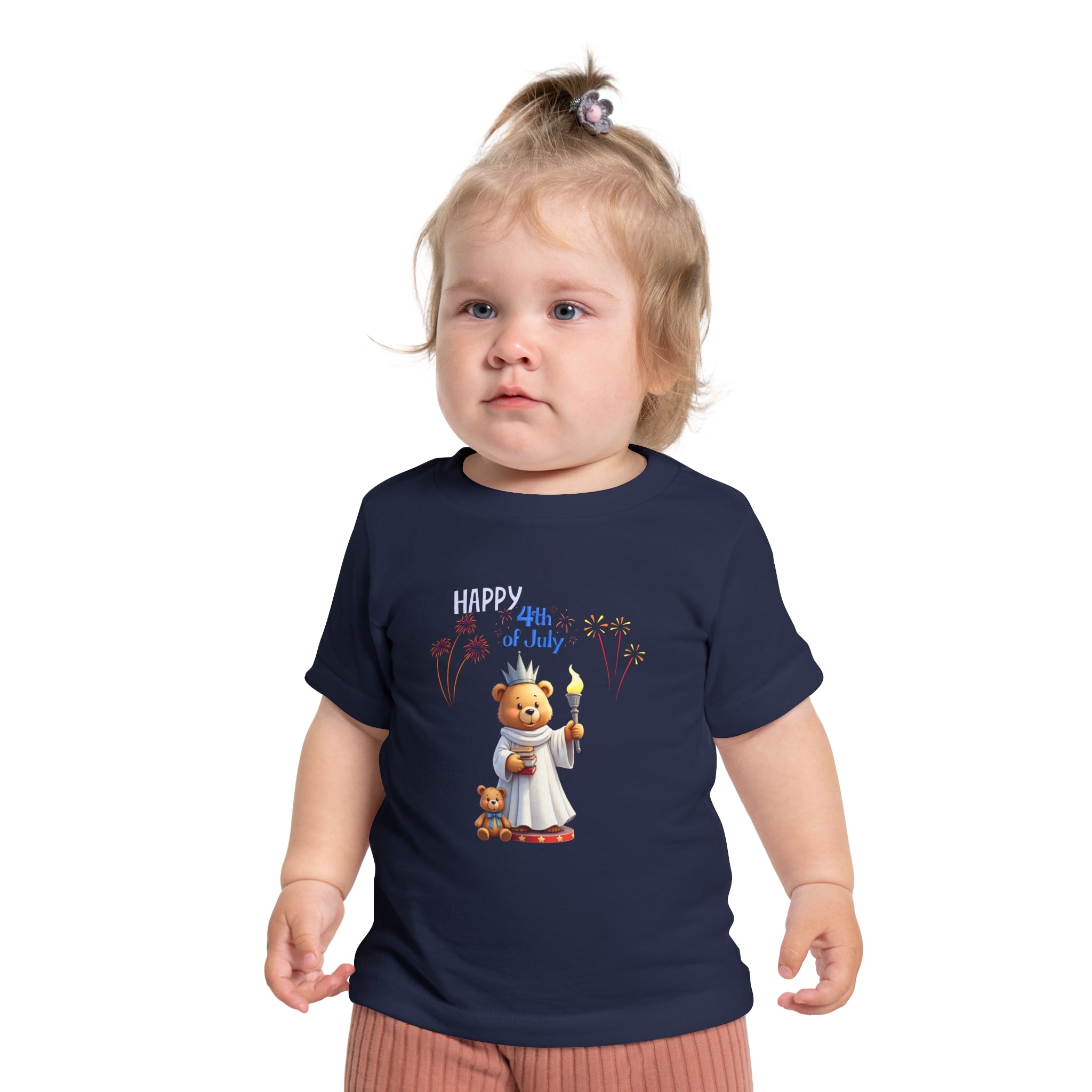 Lady Liberty Baby Short Sleeve Tee Shirt