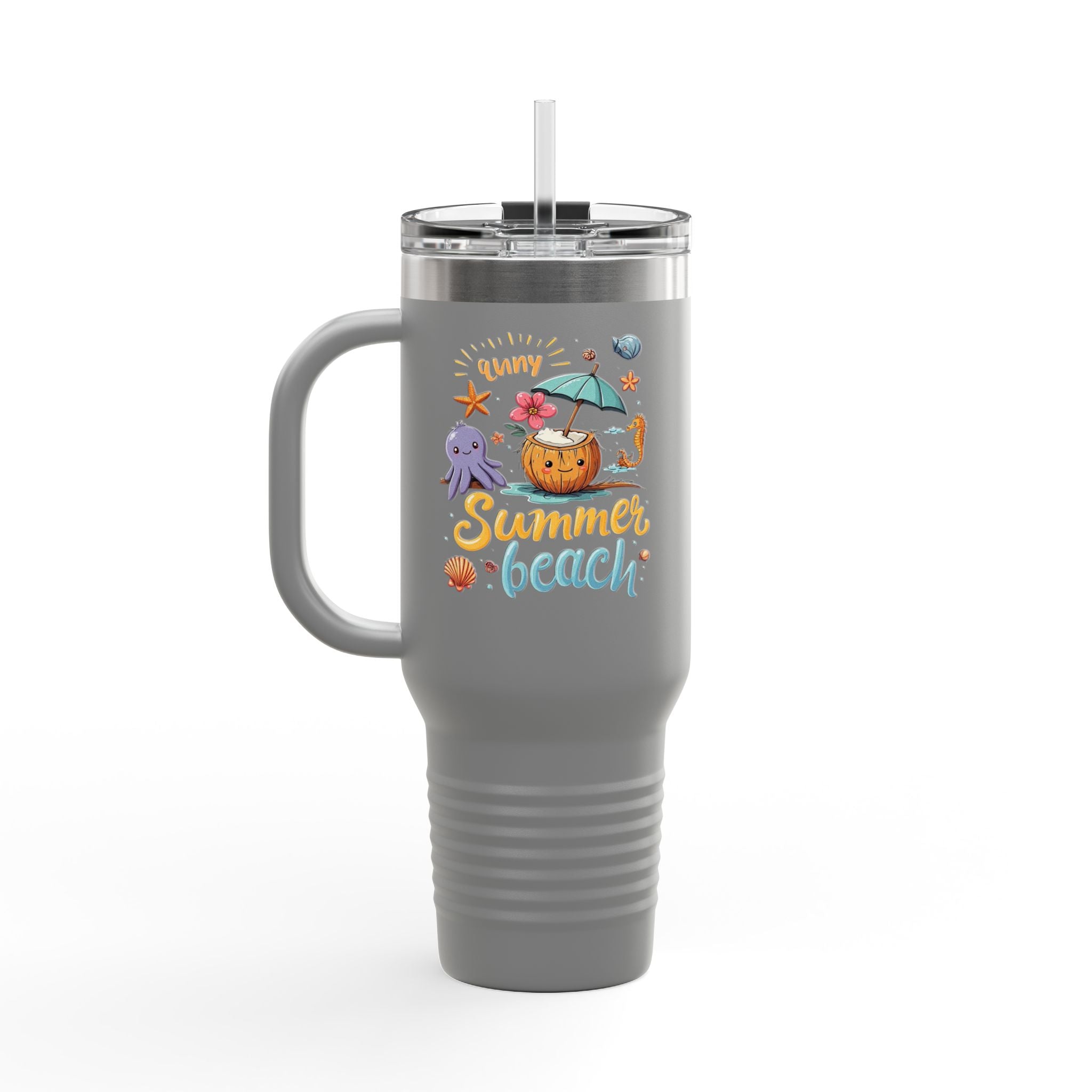 Sunny Summer Insulated Travel Mug  40oz