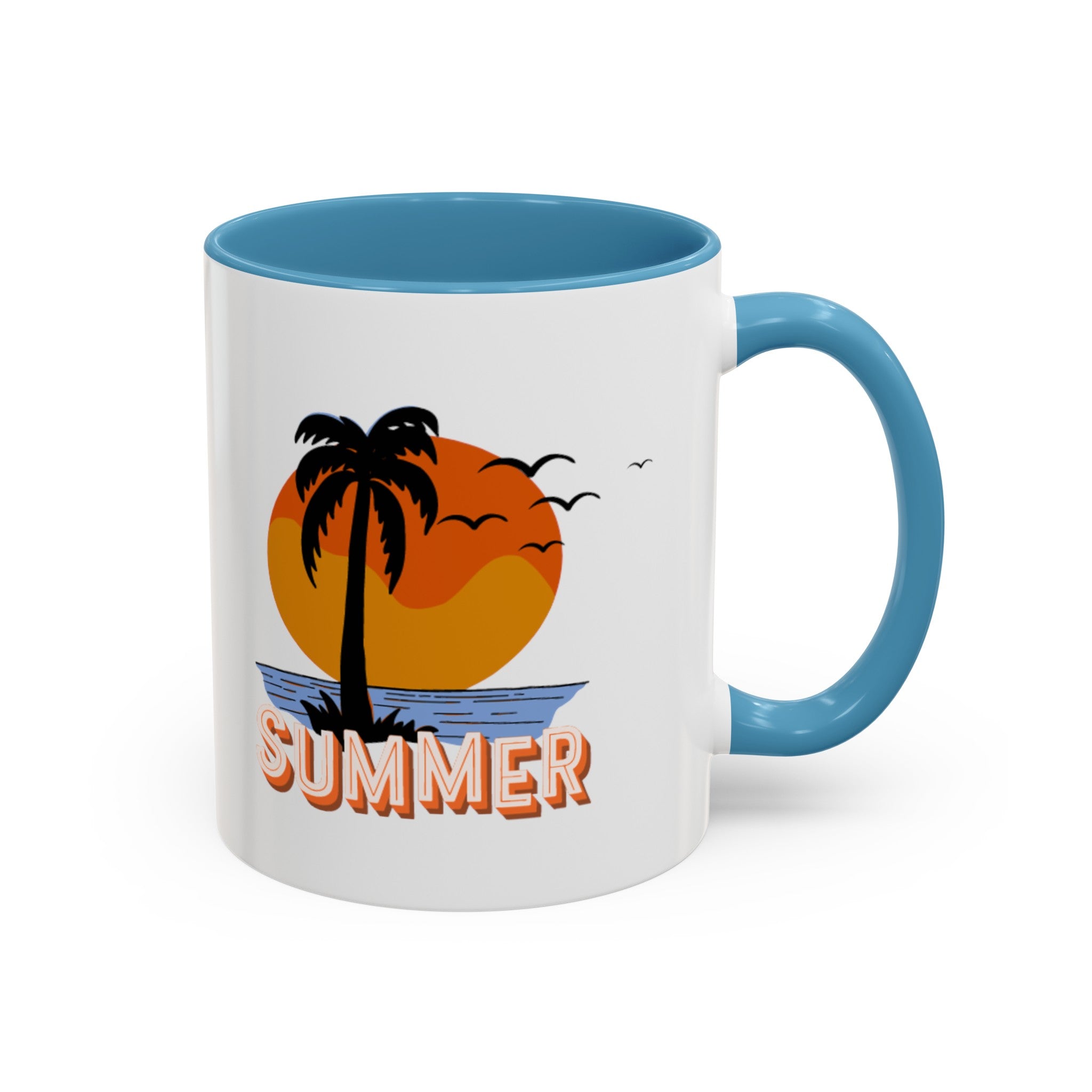 Summer Sunset Accent Coffee Mug (11, 15oz)