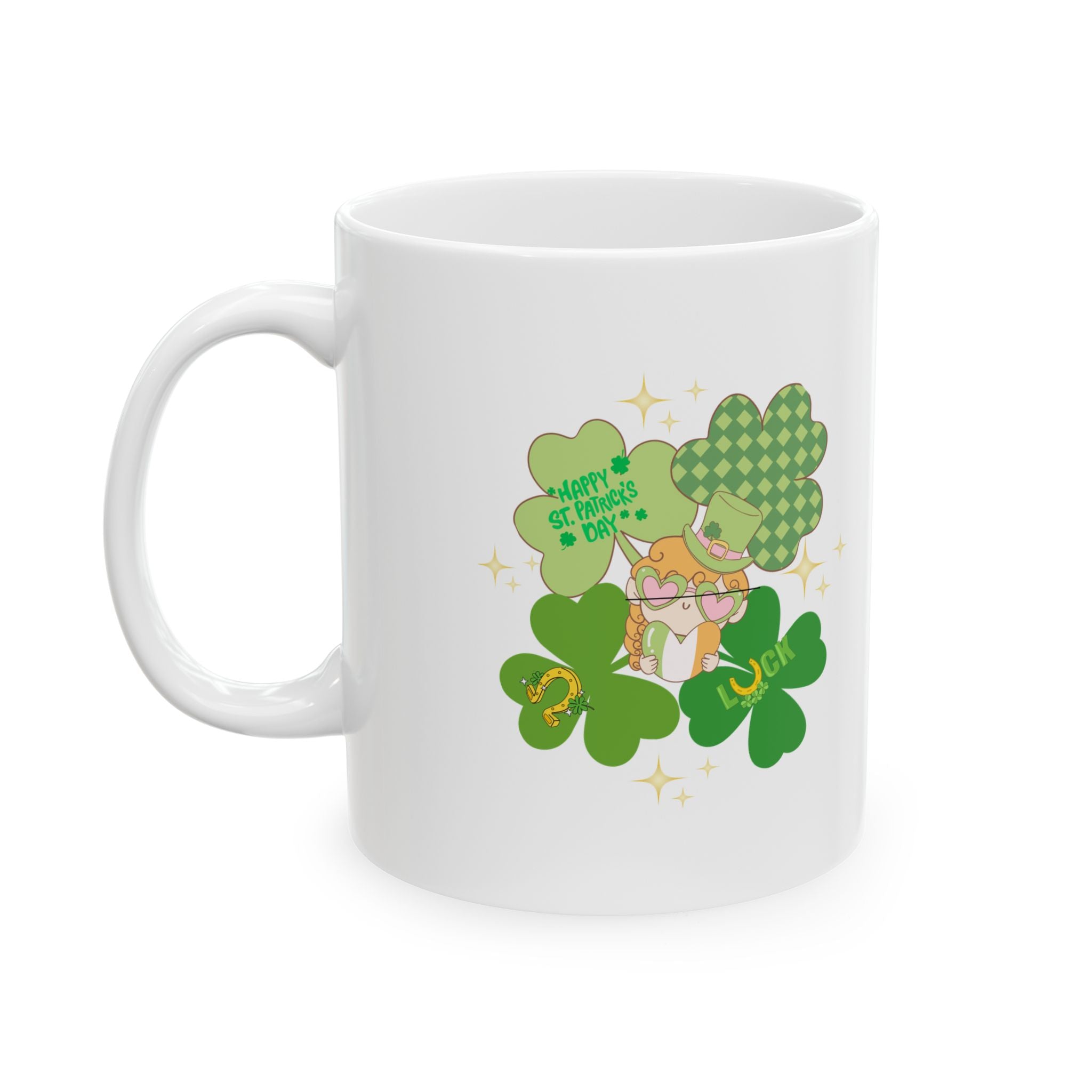 Retro St. Paddy's Day Ceramic Mug  (11oz, 15oz)
