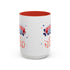 Wish U A Happy Labor Day Accent Coffee Mug (11, 15oz)