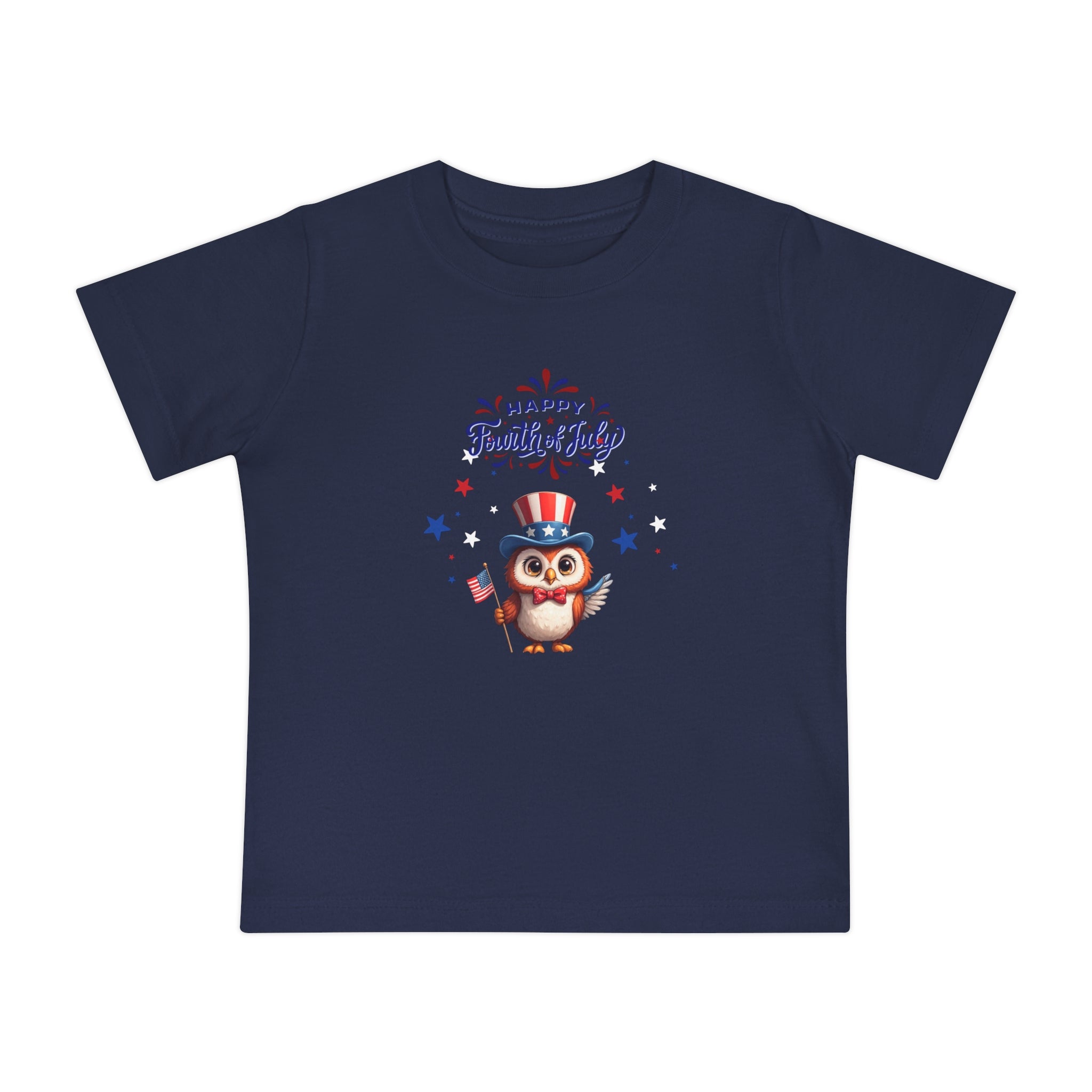 American Eagle Happy 4th of July Baby Short Sleeve T-Shirt