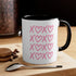 XOXO Accent Coffee Mug, 11oz