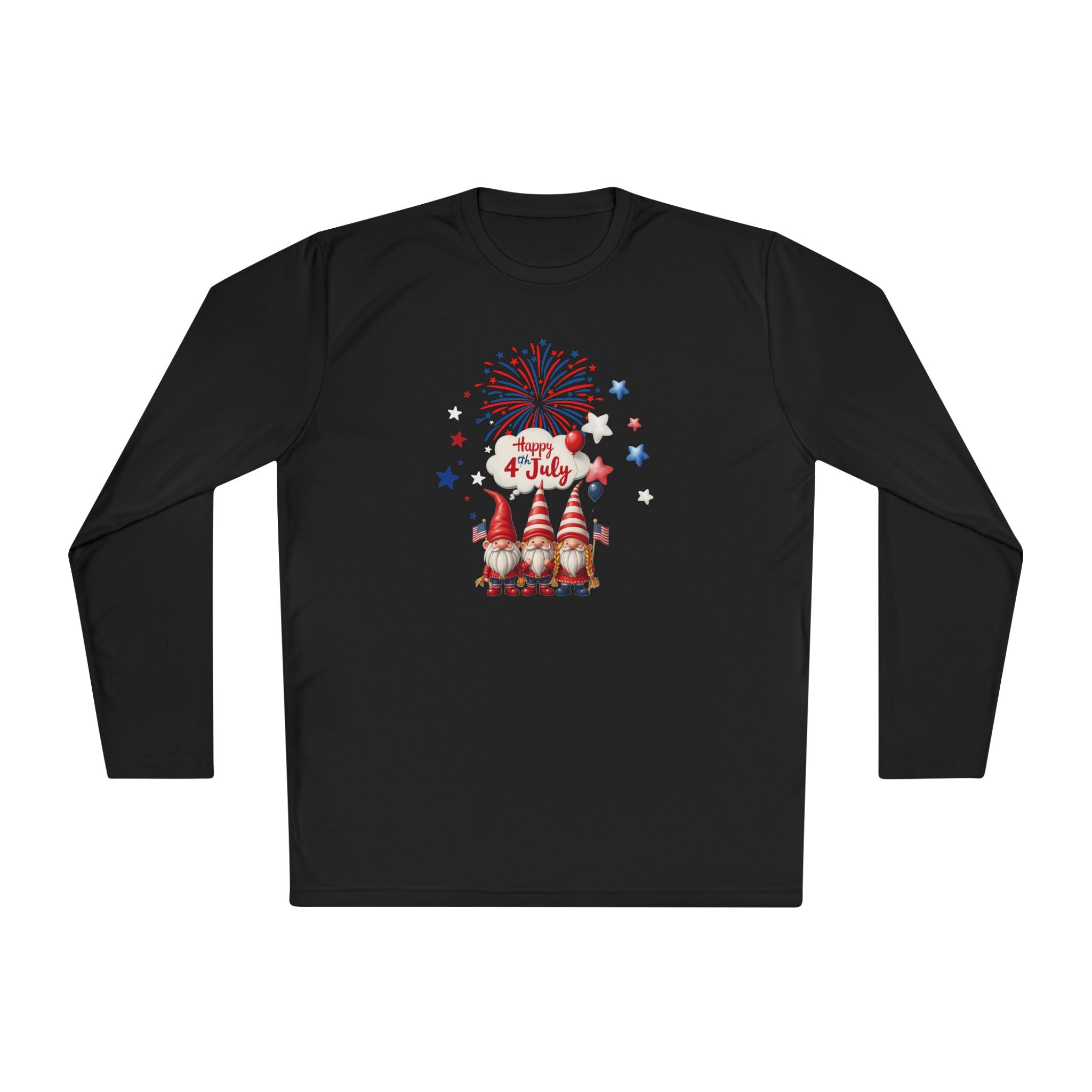 Gnome July 4th  Long Sleeve Tee