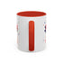 Wish U A Happy Labor Day Accent Coffee Mug (11, 15oz)