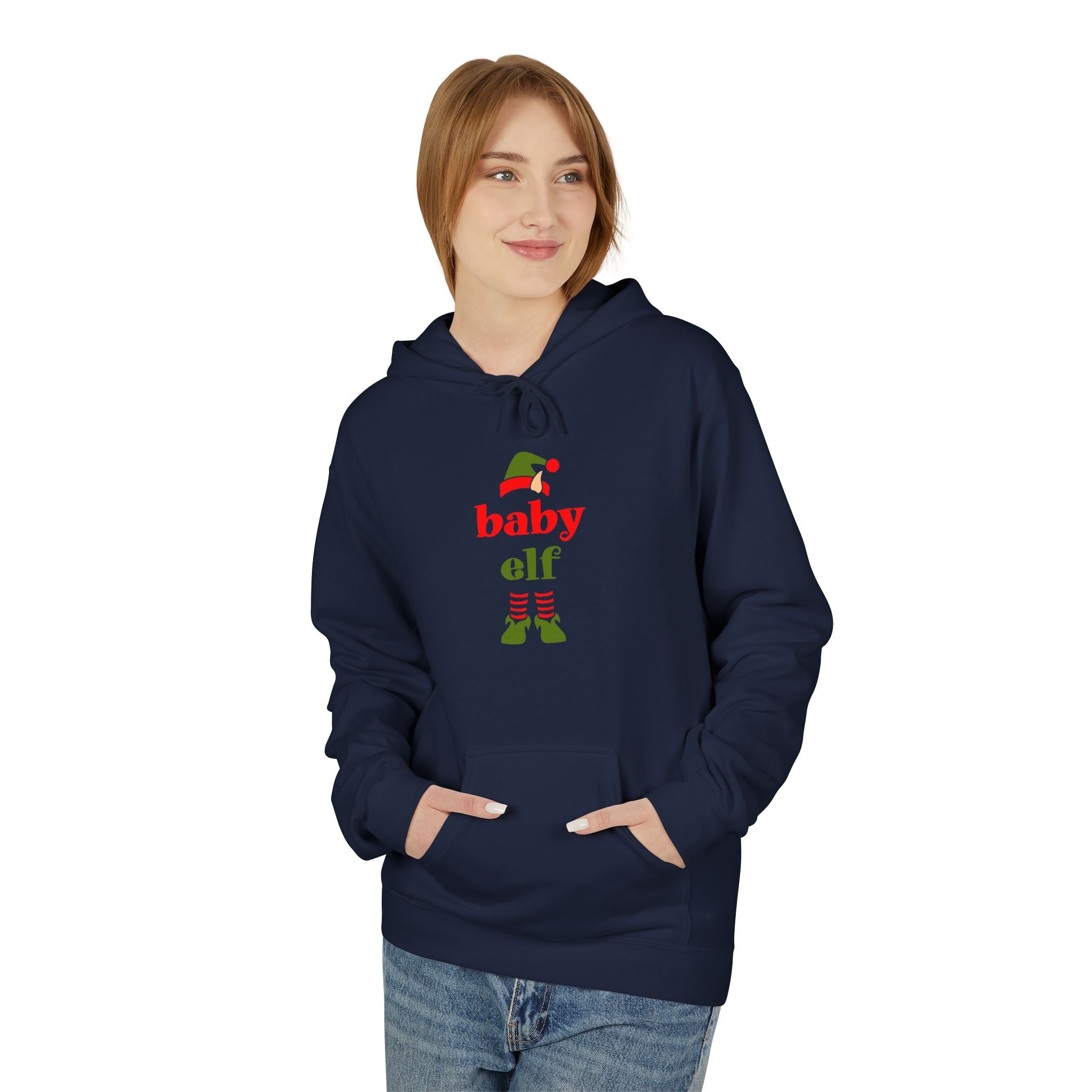 Baby Elf Unisex Midweight Softstyle Fleece Hoodie