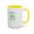Kiss Me I'm Irish Cat  Accent Mug
