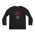 Meet Me Under The Mistletoe Youth Long Sleeve Competitor Tee