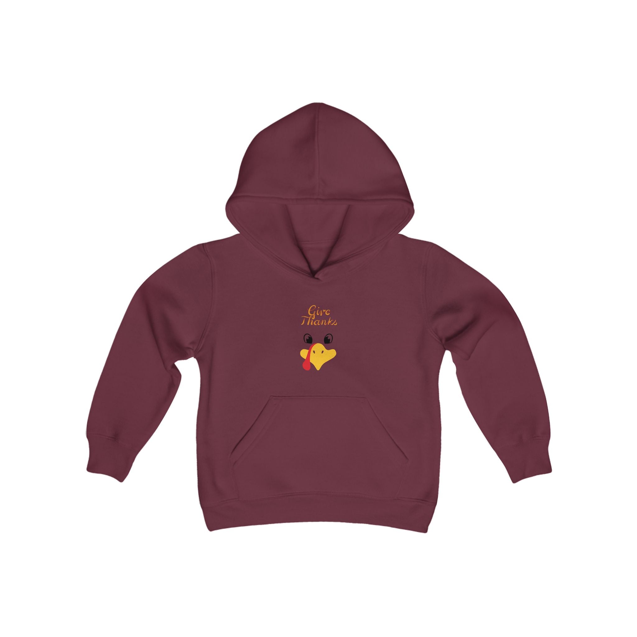 Give Thanks Youth Heavy Blend Hooded Sweatshirt