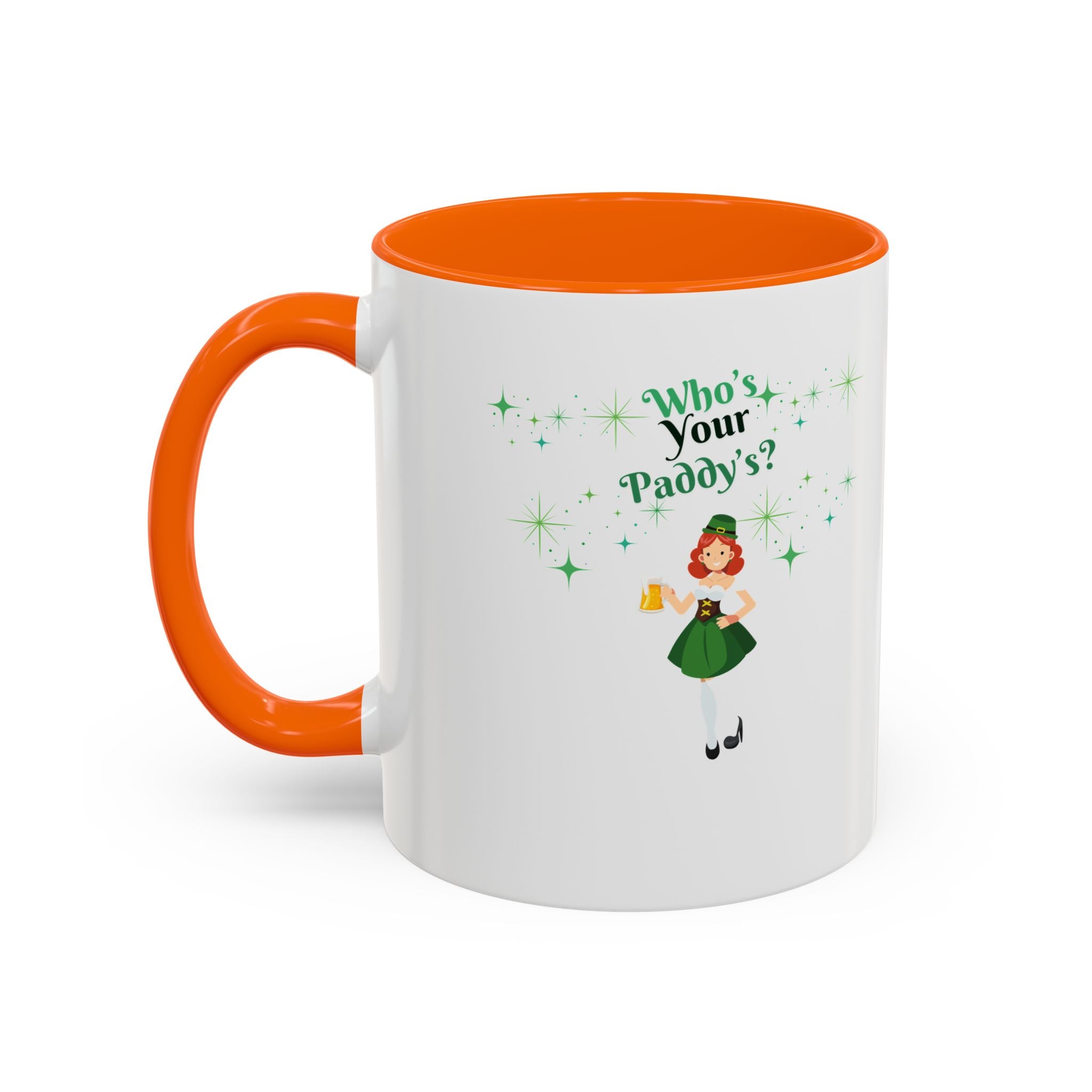 Who's Your Paddy's? Accent Coffee Mug