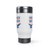 Land Of The Free Home Of The Brave Stainless Steel Travel Mug with Handle, 14oz