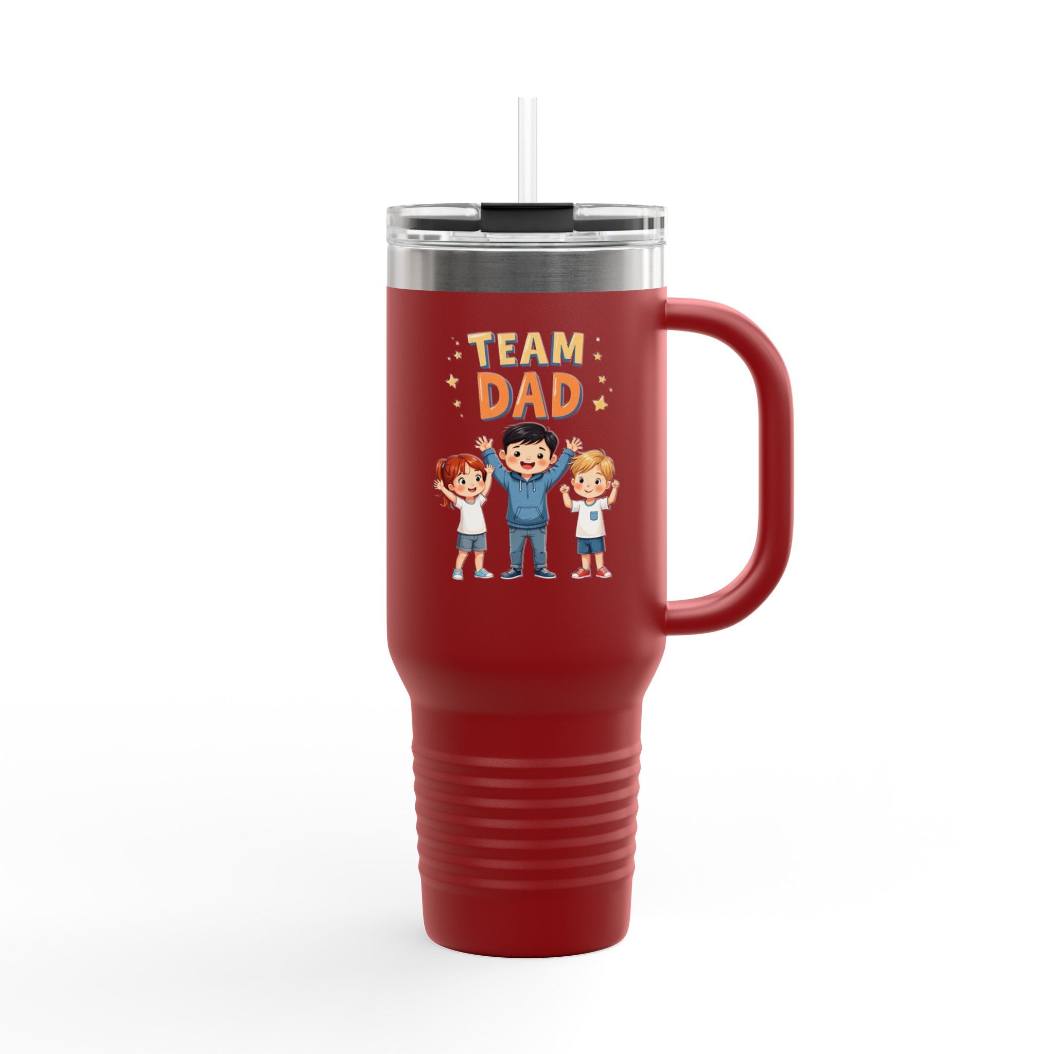 Team Dad Insulated Travel Mug, 40oz