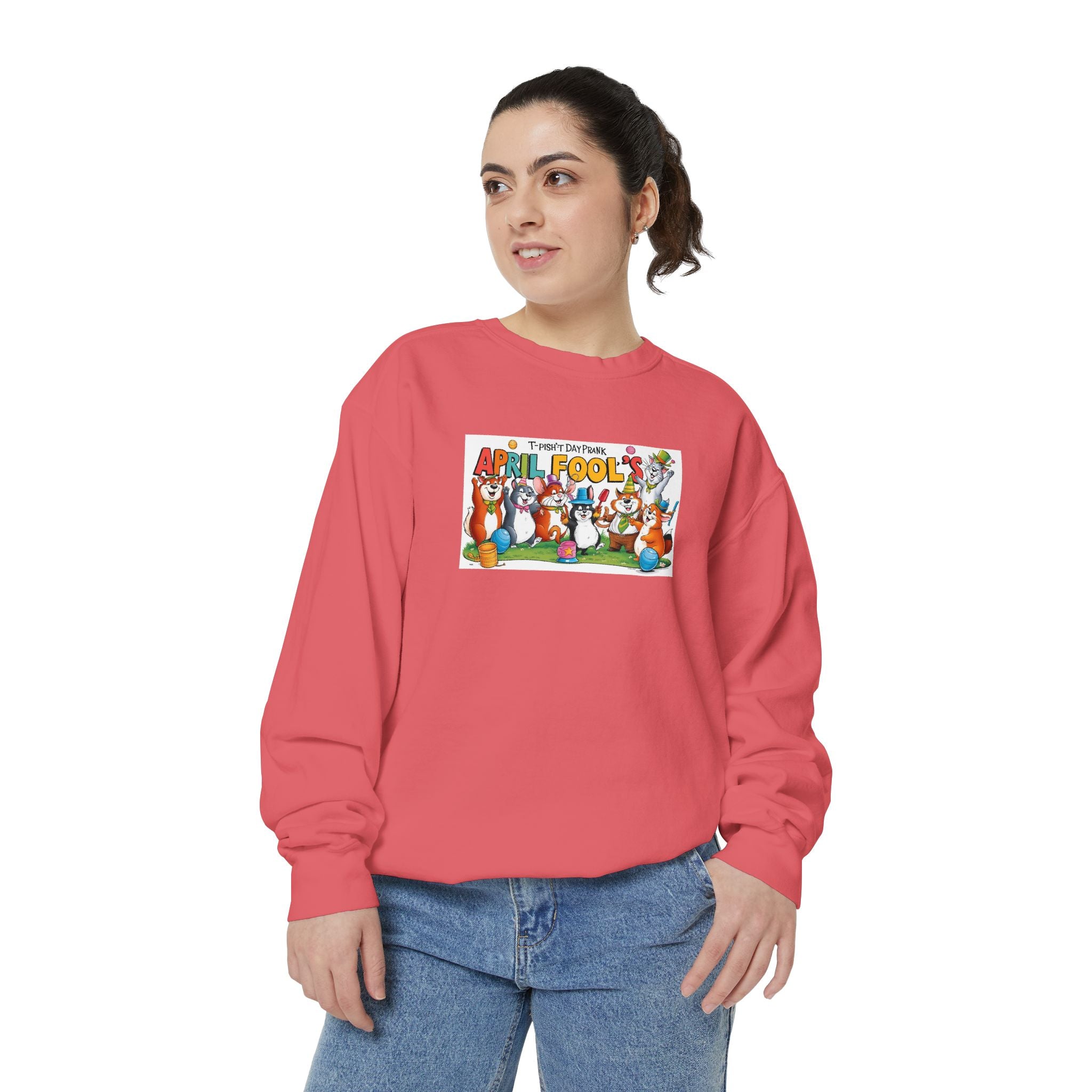 T-Pish'-T Day Prank Cartoon Sweatshirt