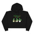 St Patty's Day Gnome Crop Hoodie