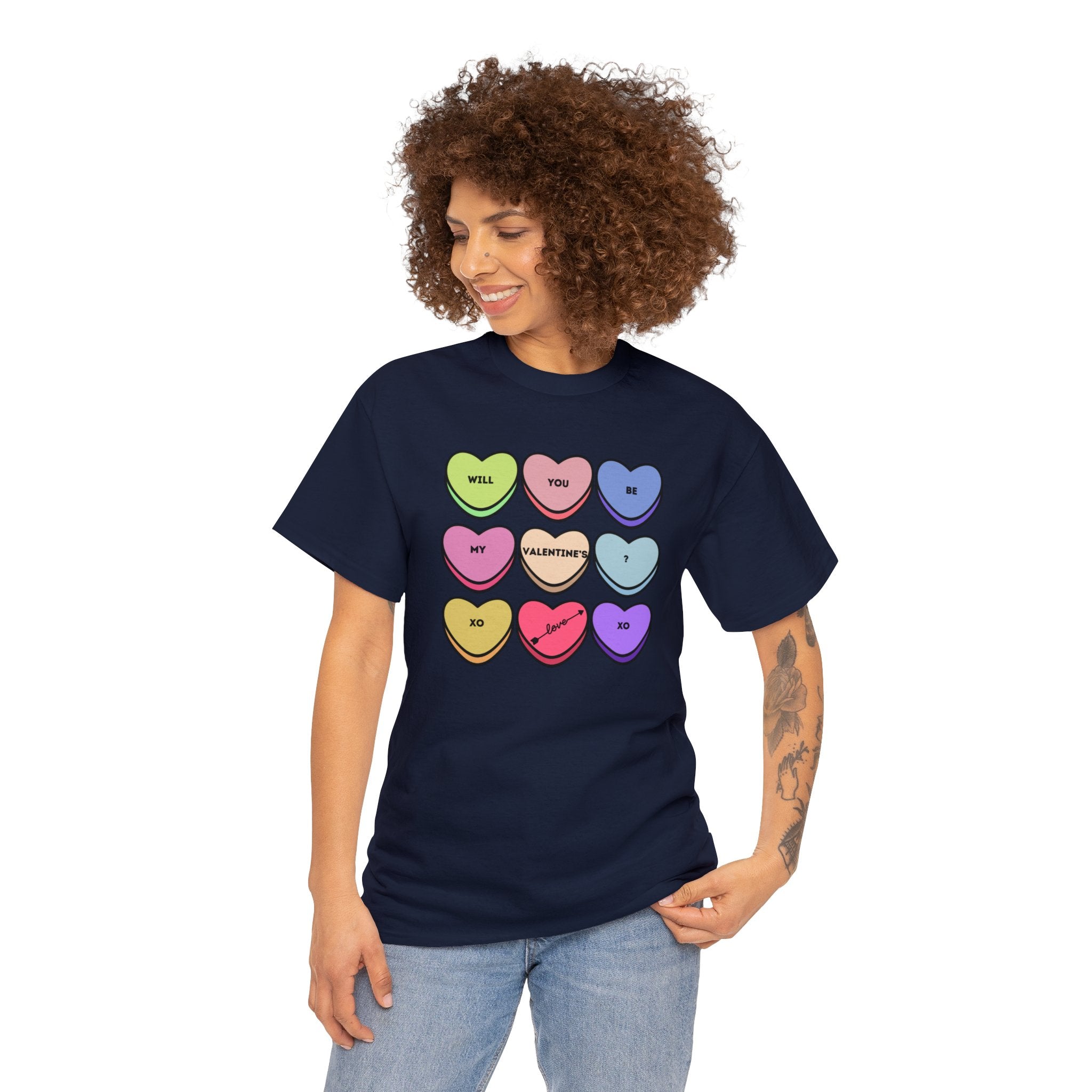 Will You Be My Valentine? Unisex Heavy Cotton Tee