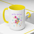 Little Miss April Fool's  Day Accent Coffee Mug - Fun & Whimsical 11oz/15oz