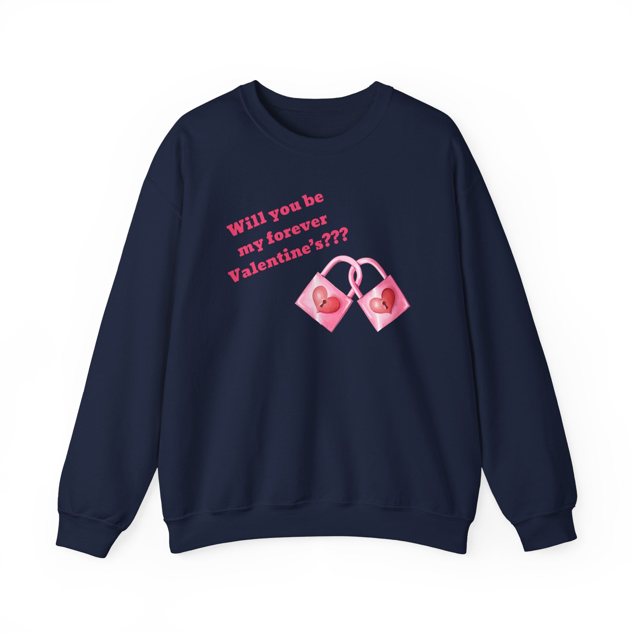 Will You Be My Forever Valentine?? Unisex Heavy Blend™ Crewneck Sweatshirt