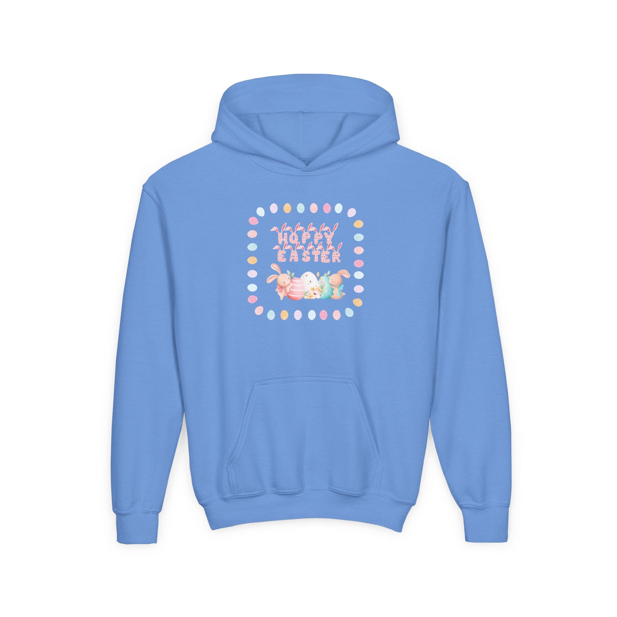 Hoppy Easter Youth Hooded Sweatshirt