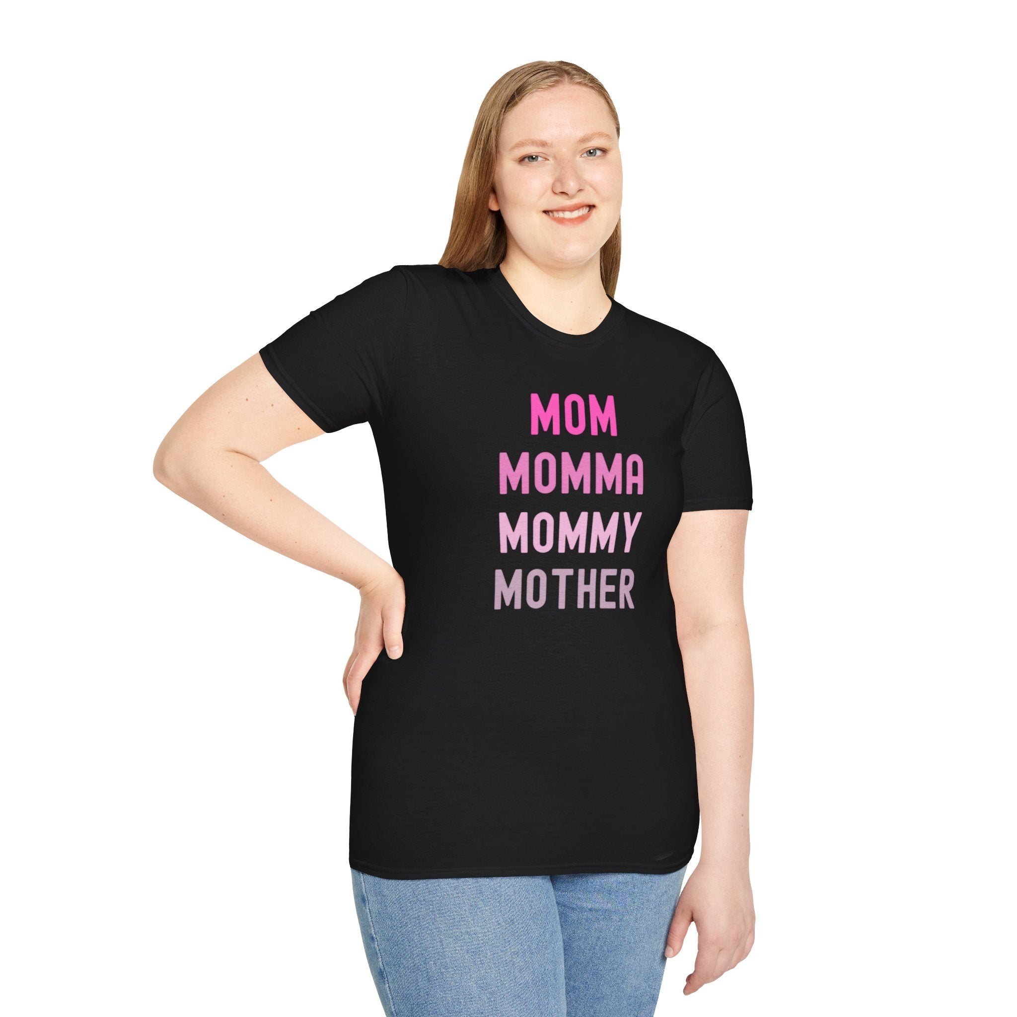Mom Momma Mommy Mother Unisex Softstyle T-Shirt