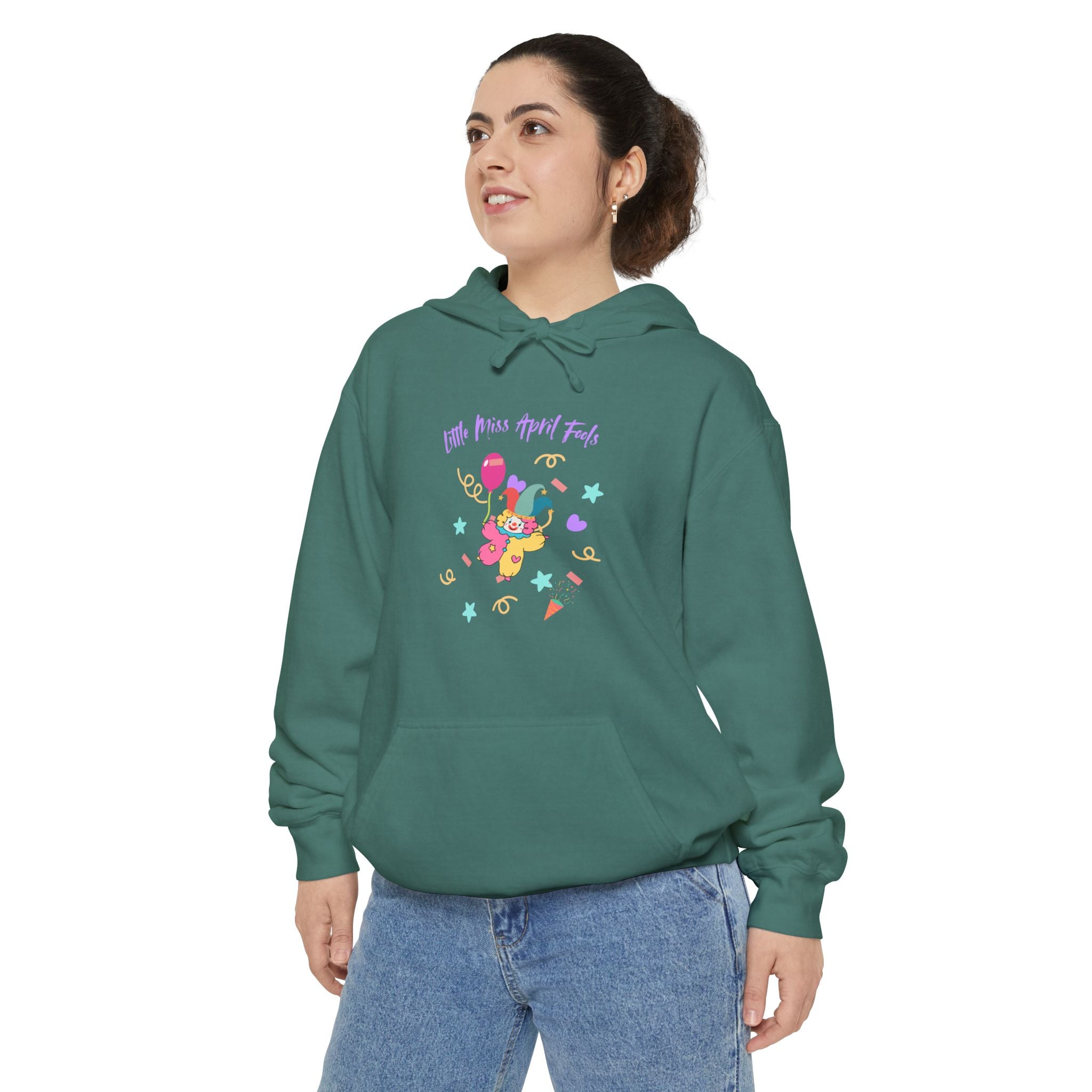 Little Miss April Fool's Day Fun Graphic Unisex Hoodie