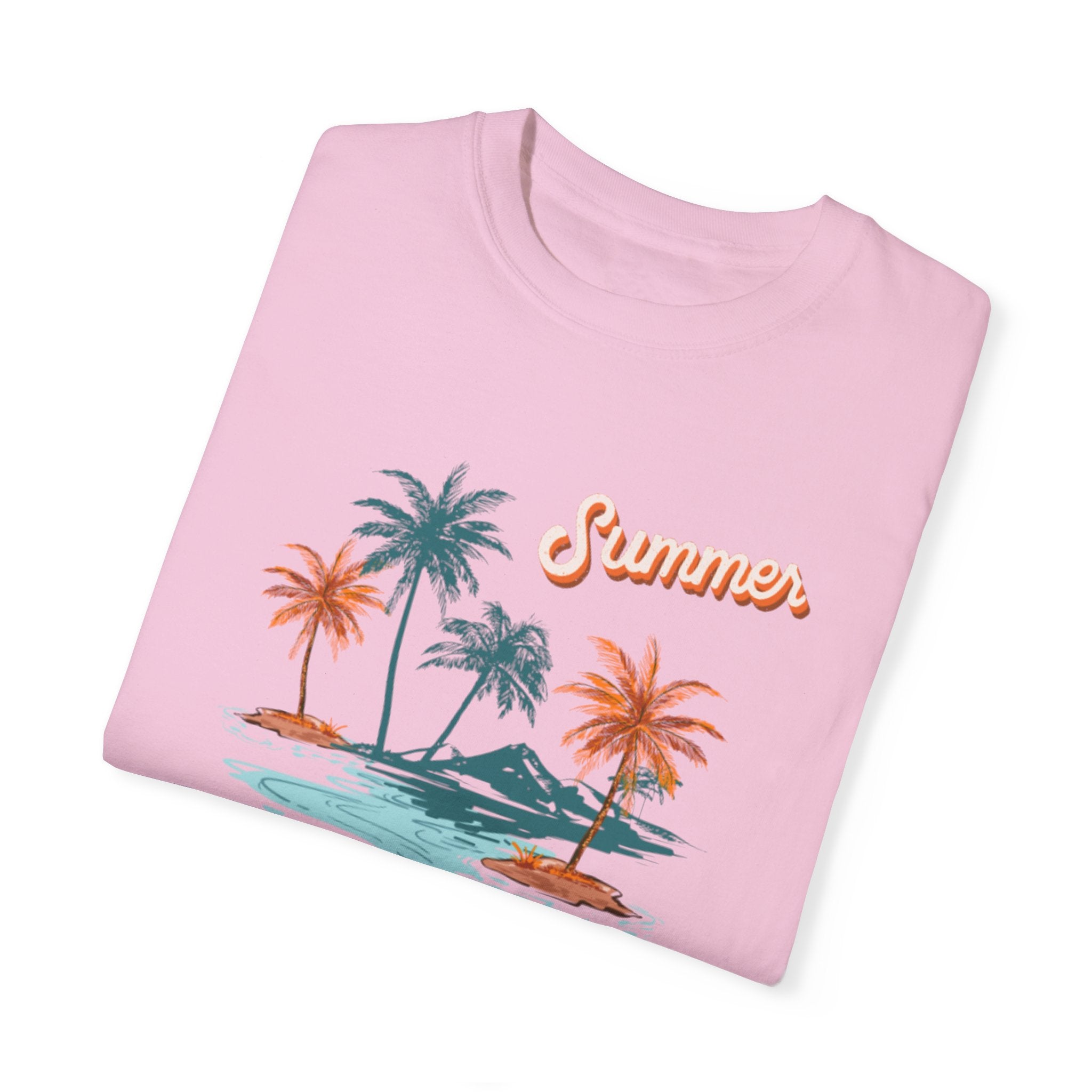 Summer Season Vibes Unisex Garment-Dyed T-shirt