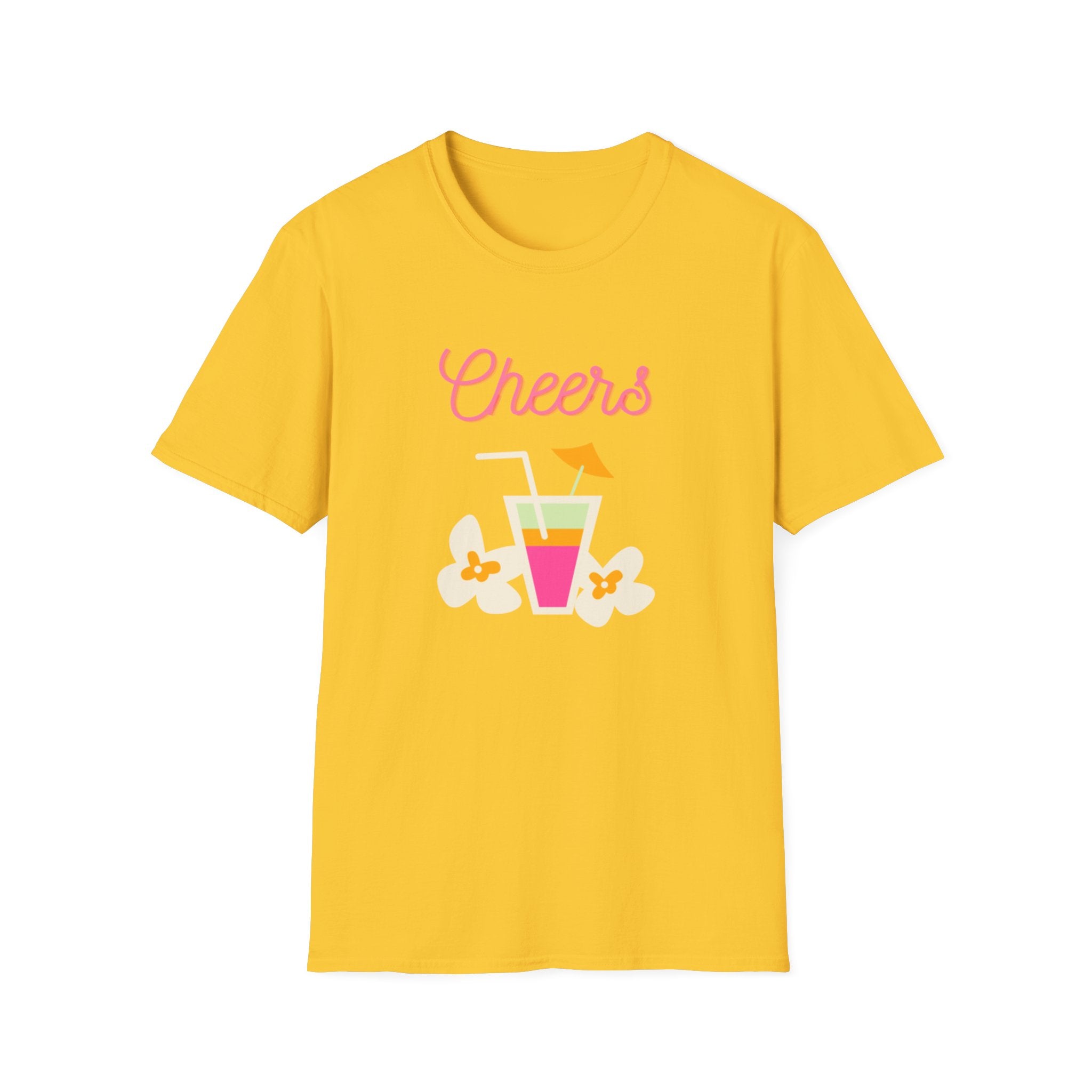 Cheers To Summer Unisex Softstyle T-Shirt