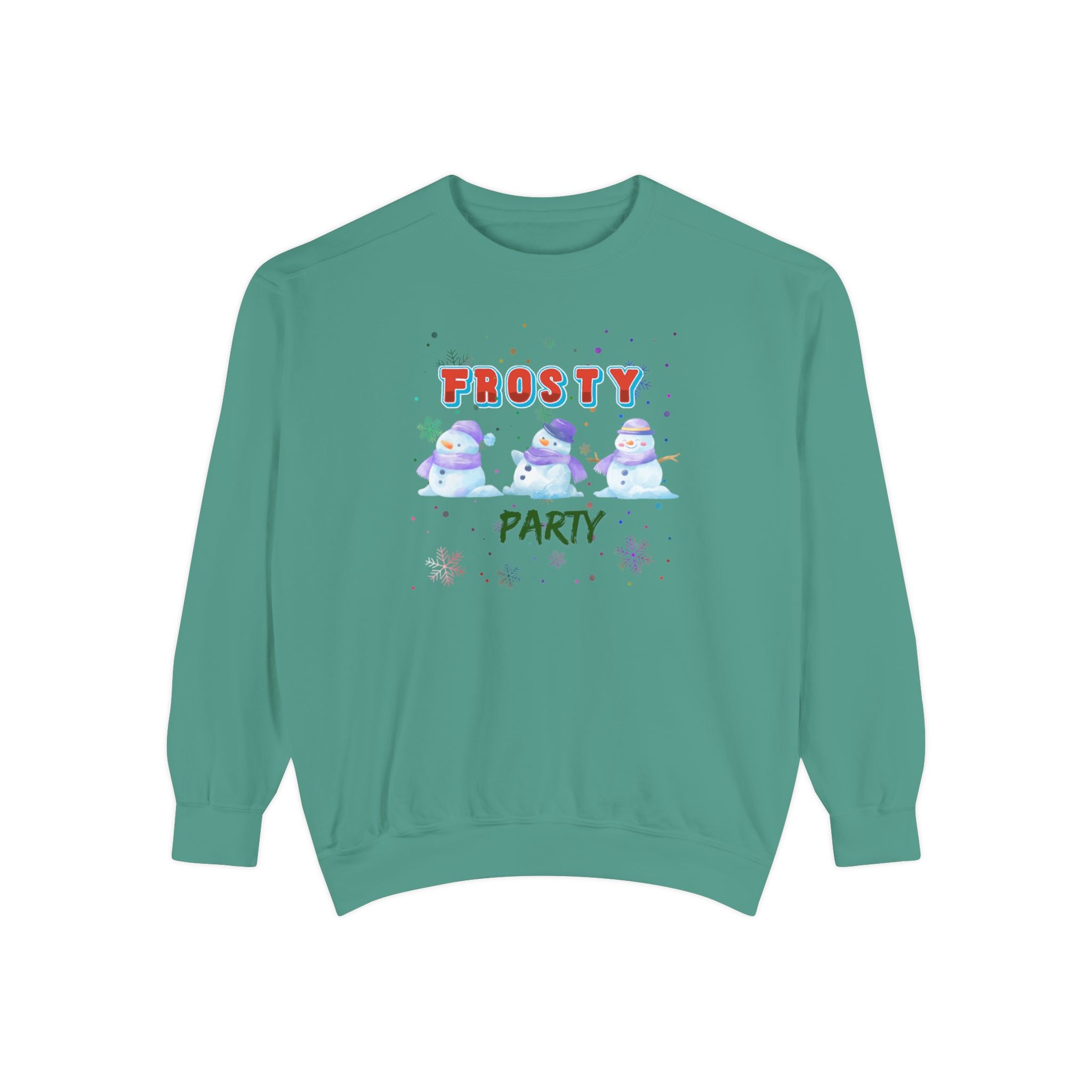 Frosty Party Unisex Garment-Dyed Sweatshirt