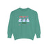 Frosty Party Unisex Garment-Dyed Sweatshirt