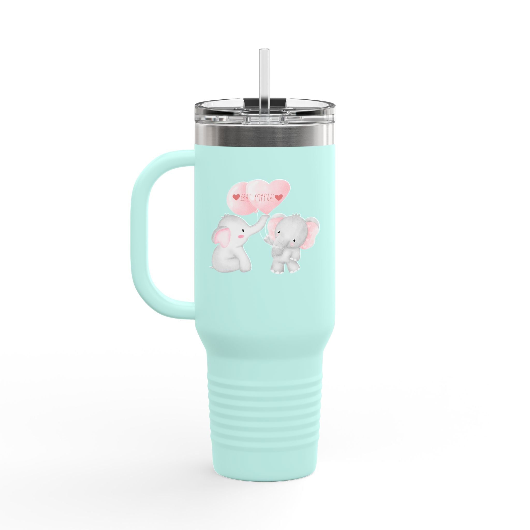 Be Mine Love  Insulated Travel Mug - 40oz - Perfect for Kids & Animal Lovers