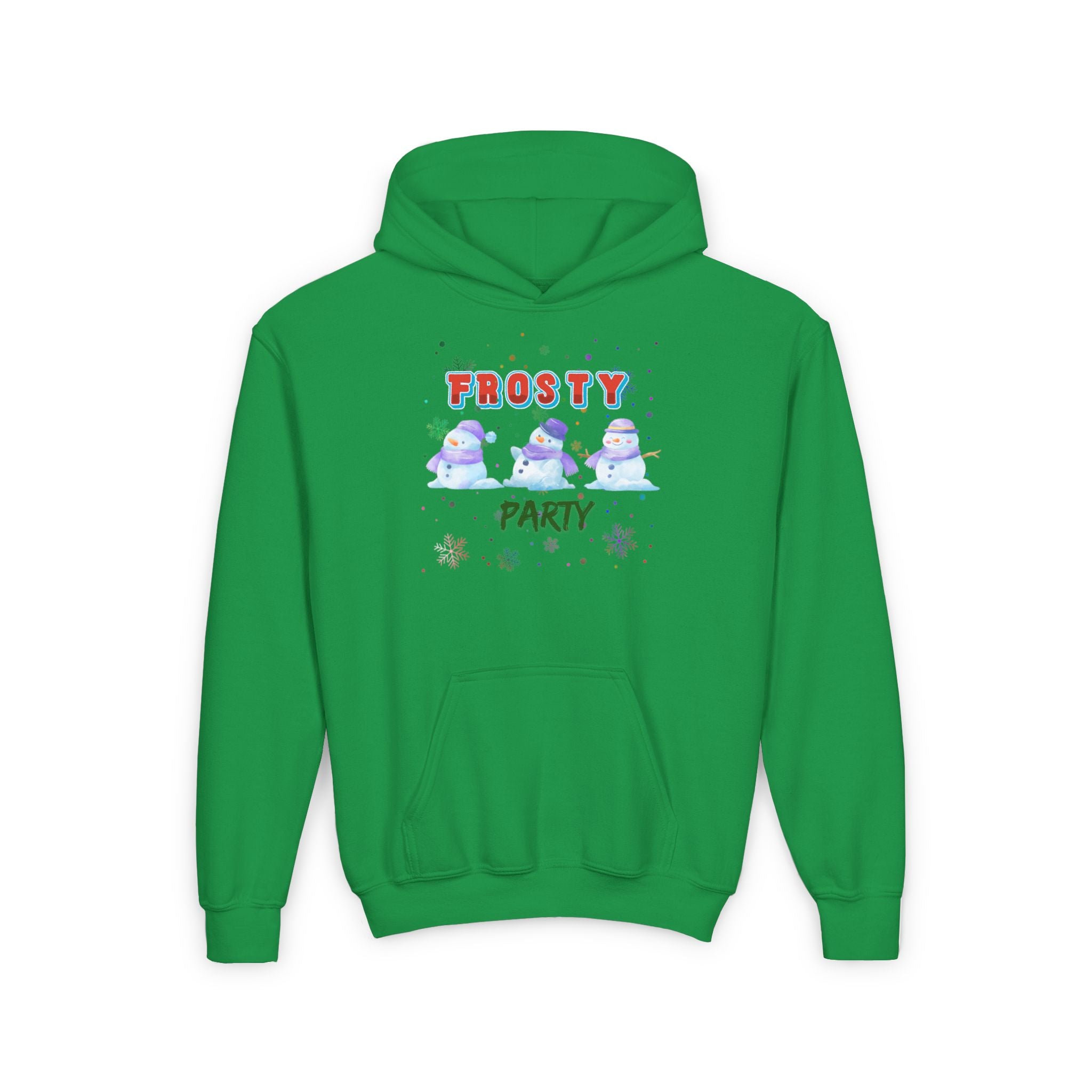 Frosty Party Youth Heavy Blend Hooded Sweatshirt