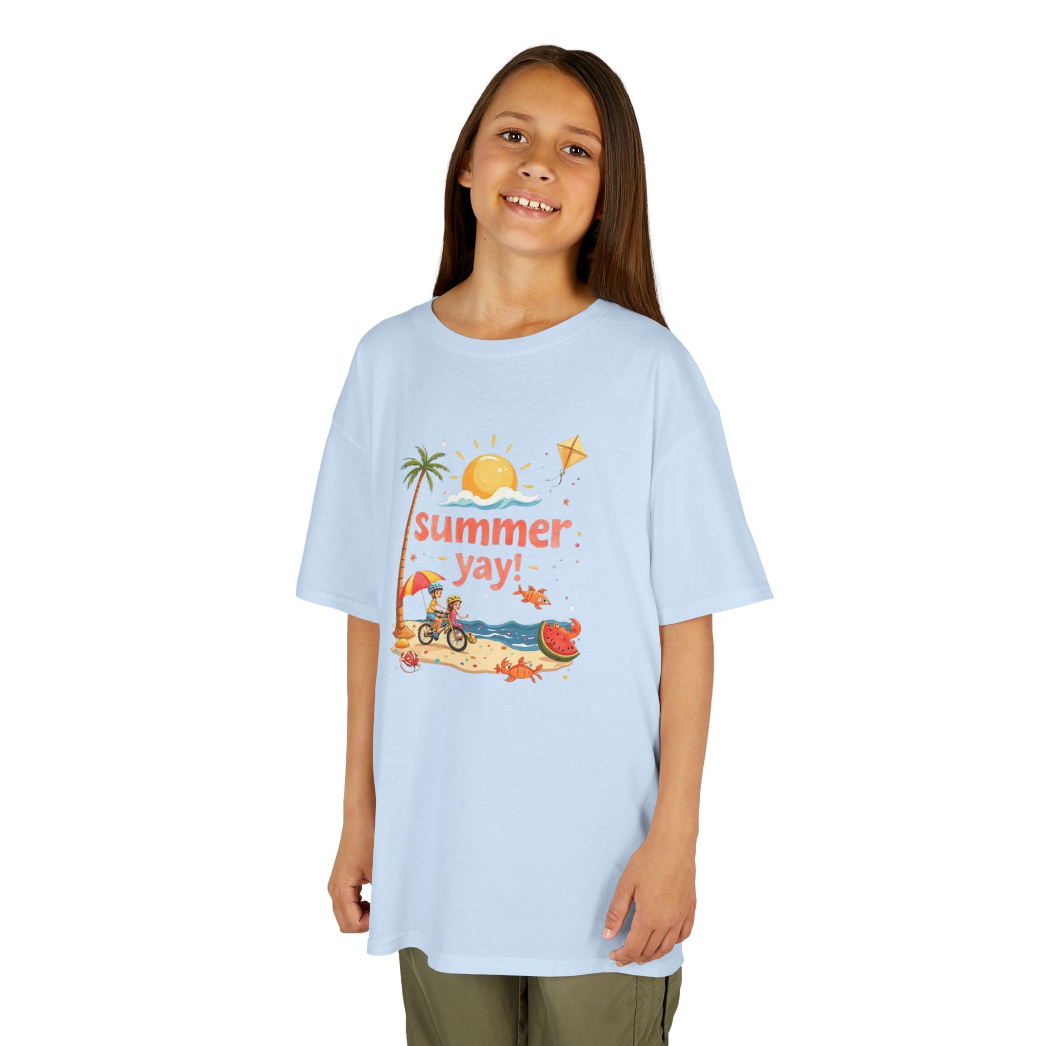 Summer Yay! Tee Kid's Heavy Cotton