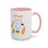 Summertime Fun Accent Coffee Mug (11, 15oz)