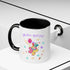 Little Miss April Fool's  Day Accent Coffee Mug - Fun & Whimsical 11oz/15oz