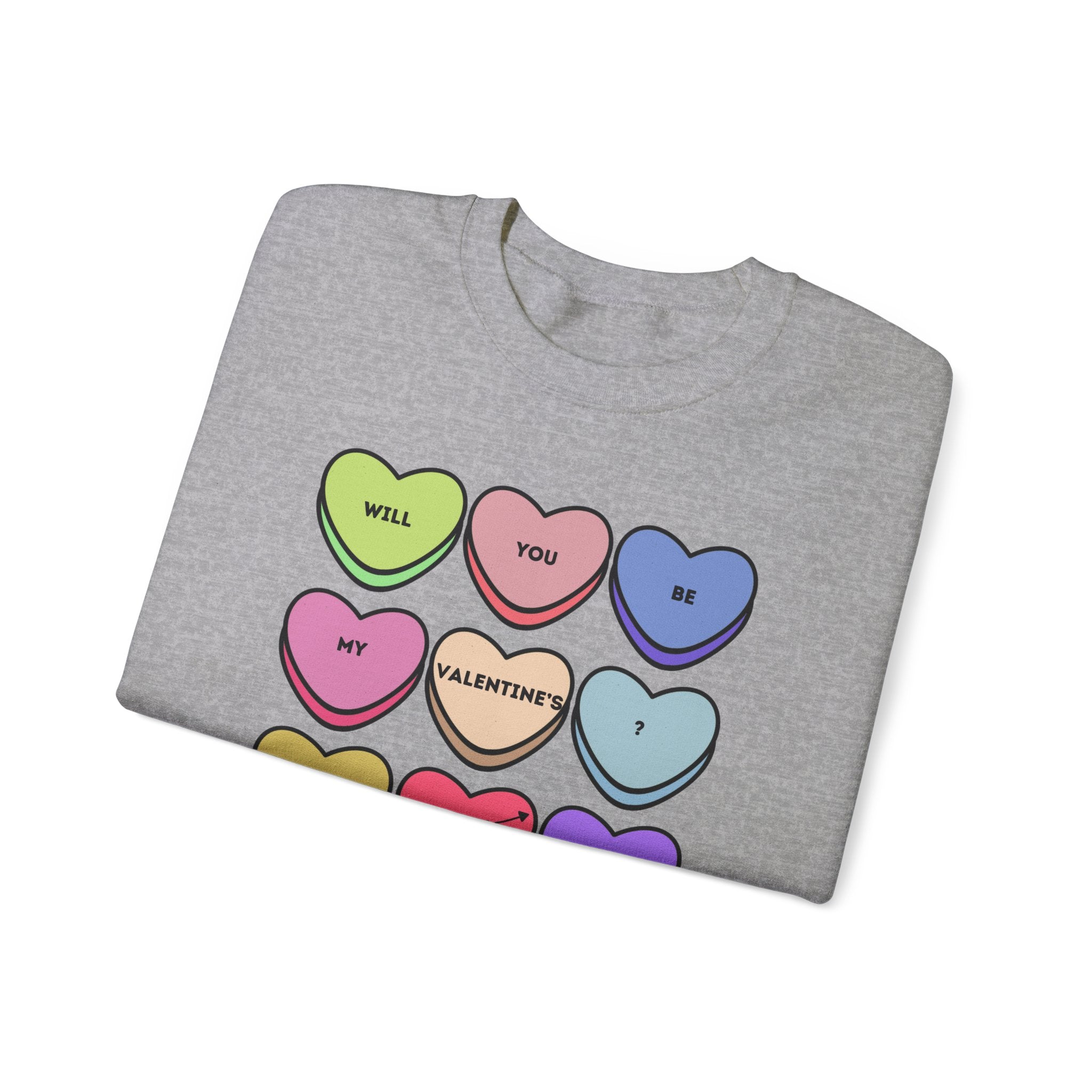 Will You Be My Valentine? Unisex Heavy Blend™ Crewneck Sweatshirt