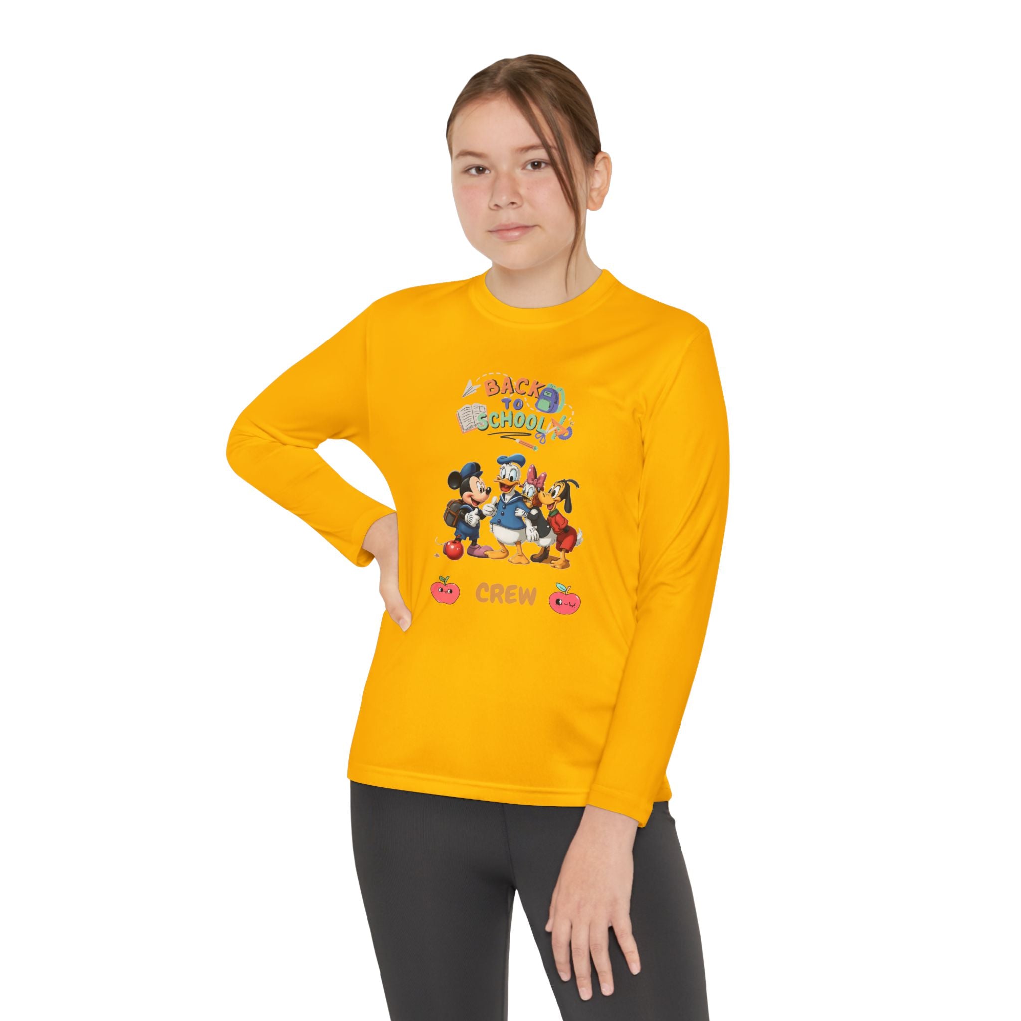Back to School Crew Youth Long Sleeve Competitor Tee