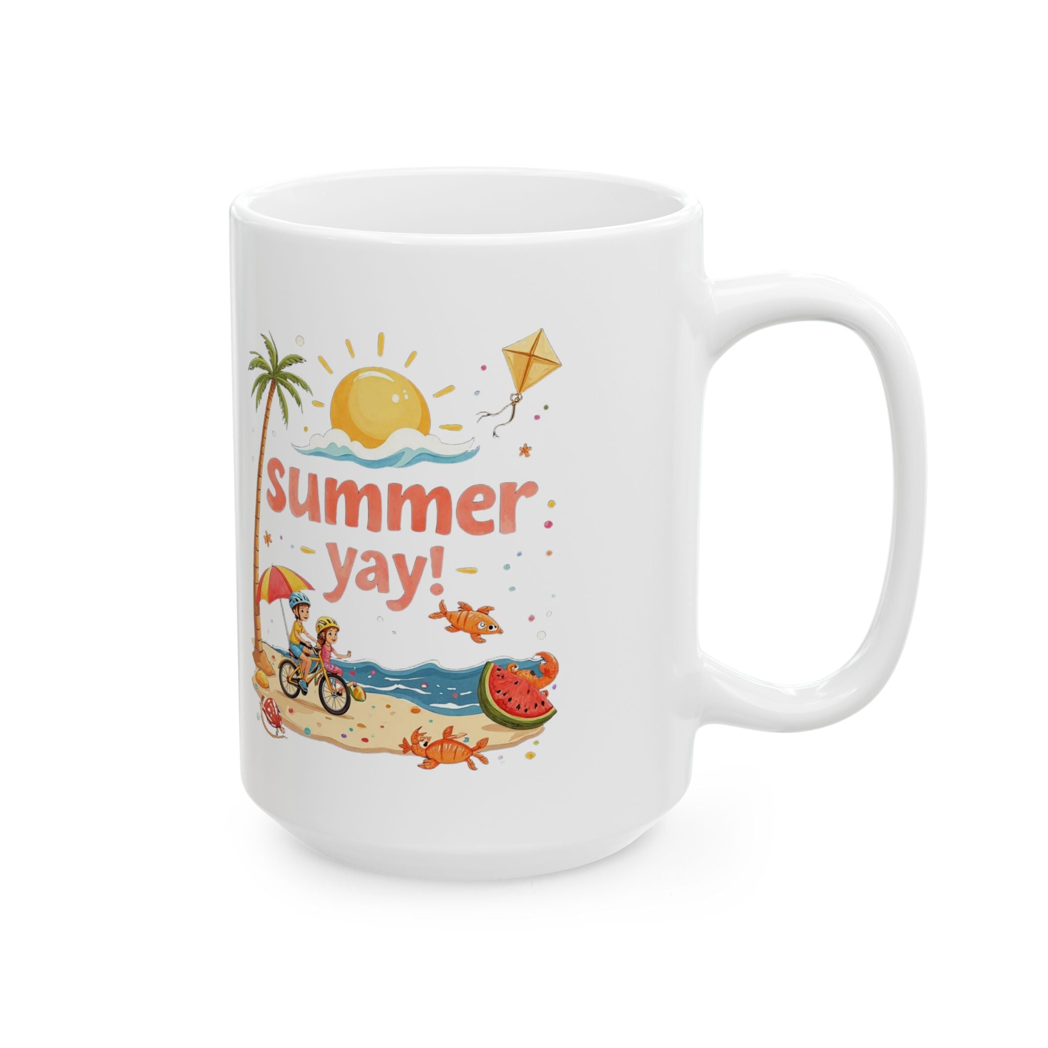 Summer Yay! Ceramic Mug,