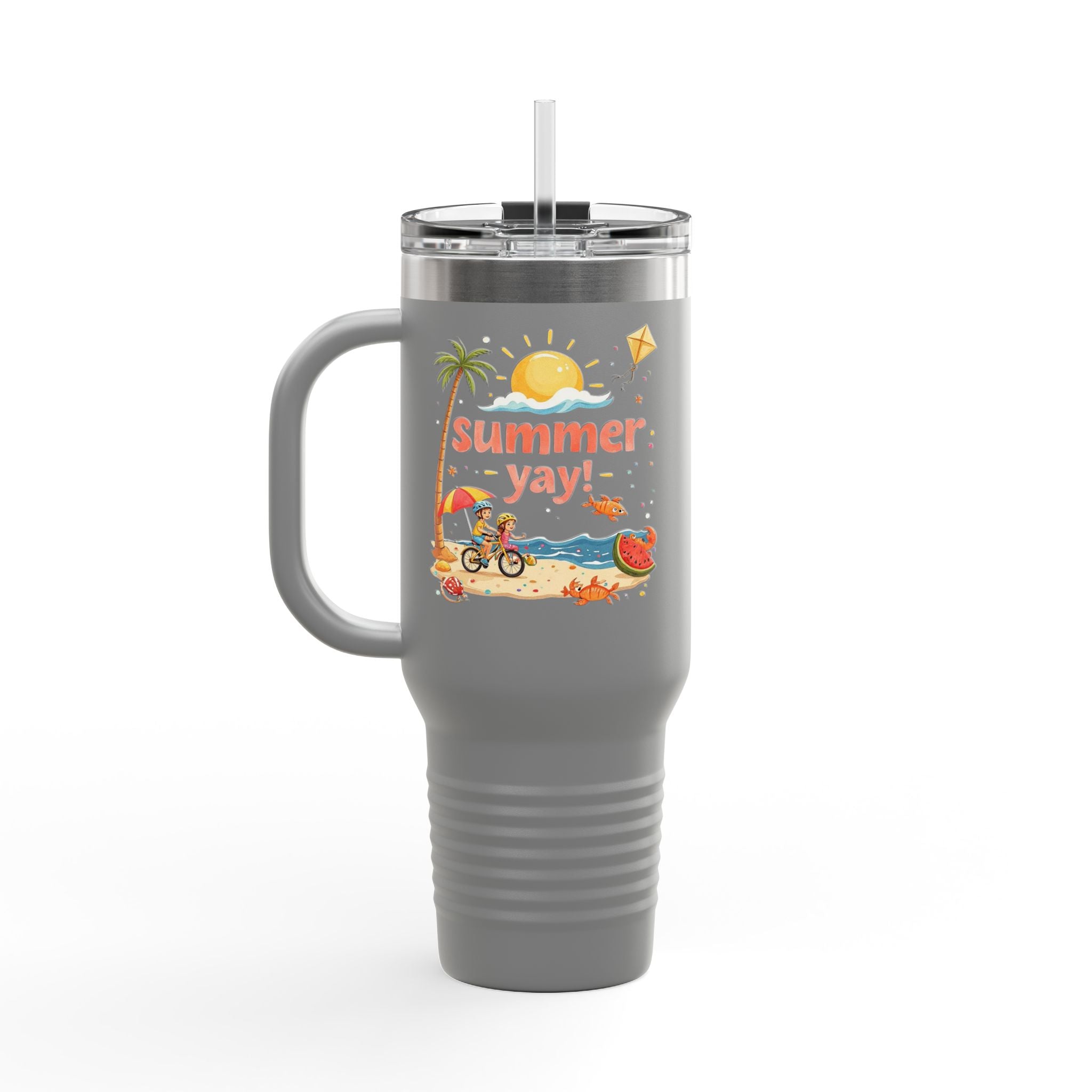 Summer Yay! Insulated Travel Mug, 40oz
