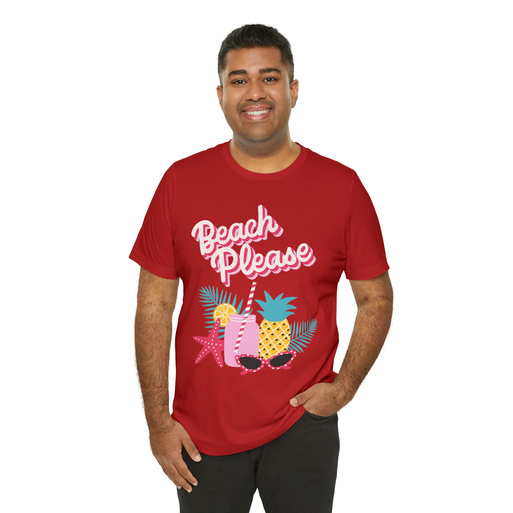 Beach Please Unisex Jersey Short Sleeve Tee