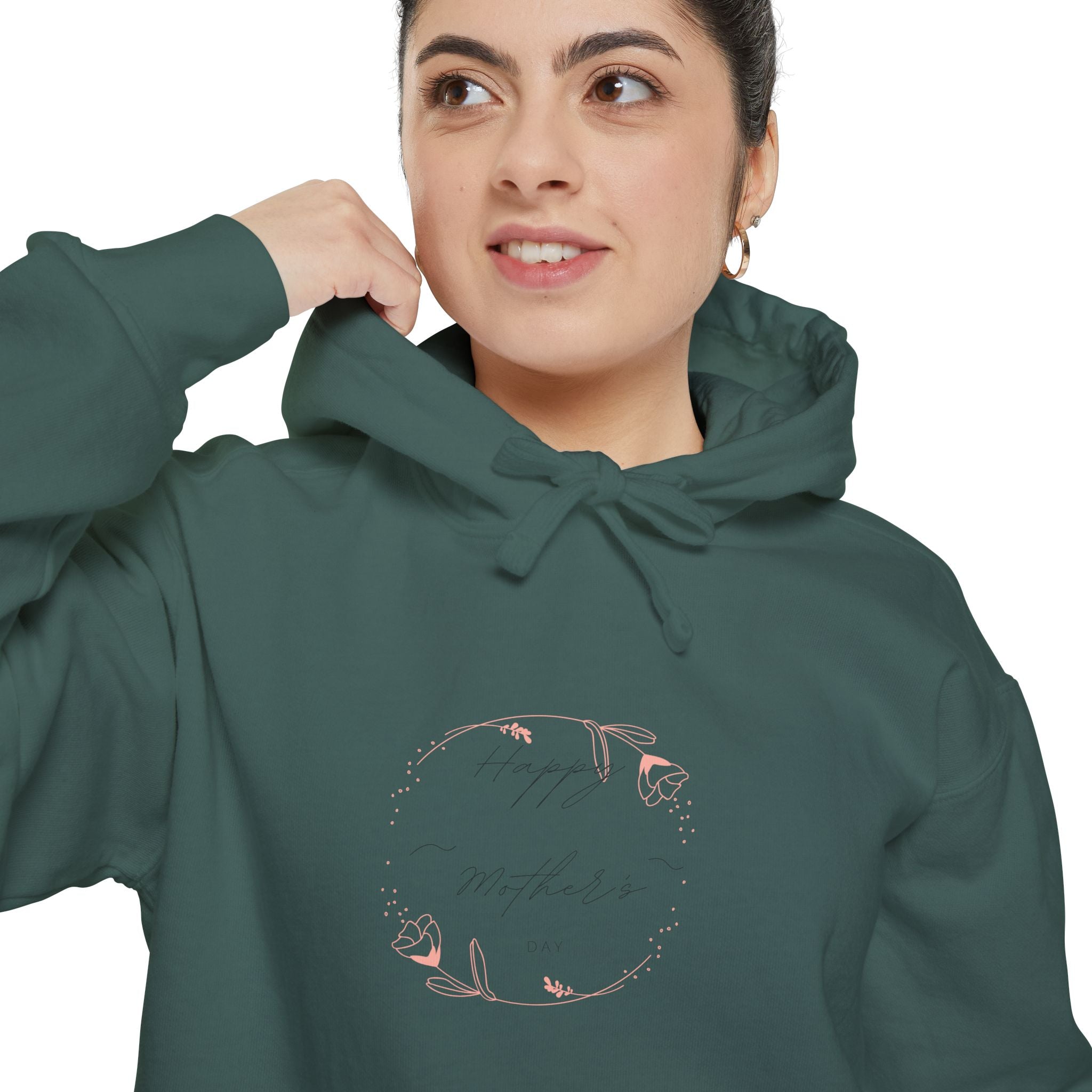 Happy Mom's Day Unisex Garment-Dyed Hoodie | Cozy Gift for All Occasions