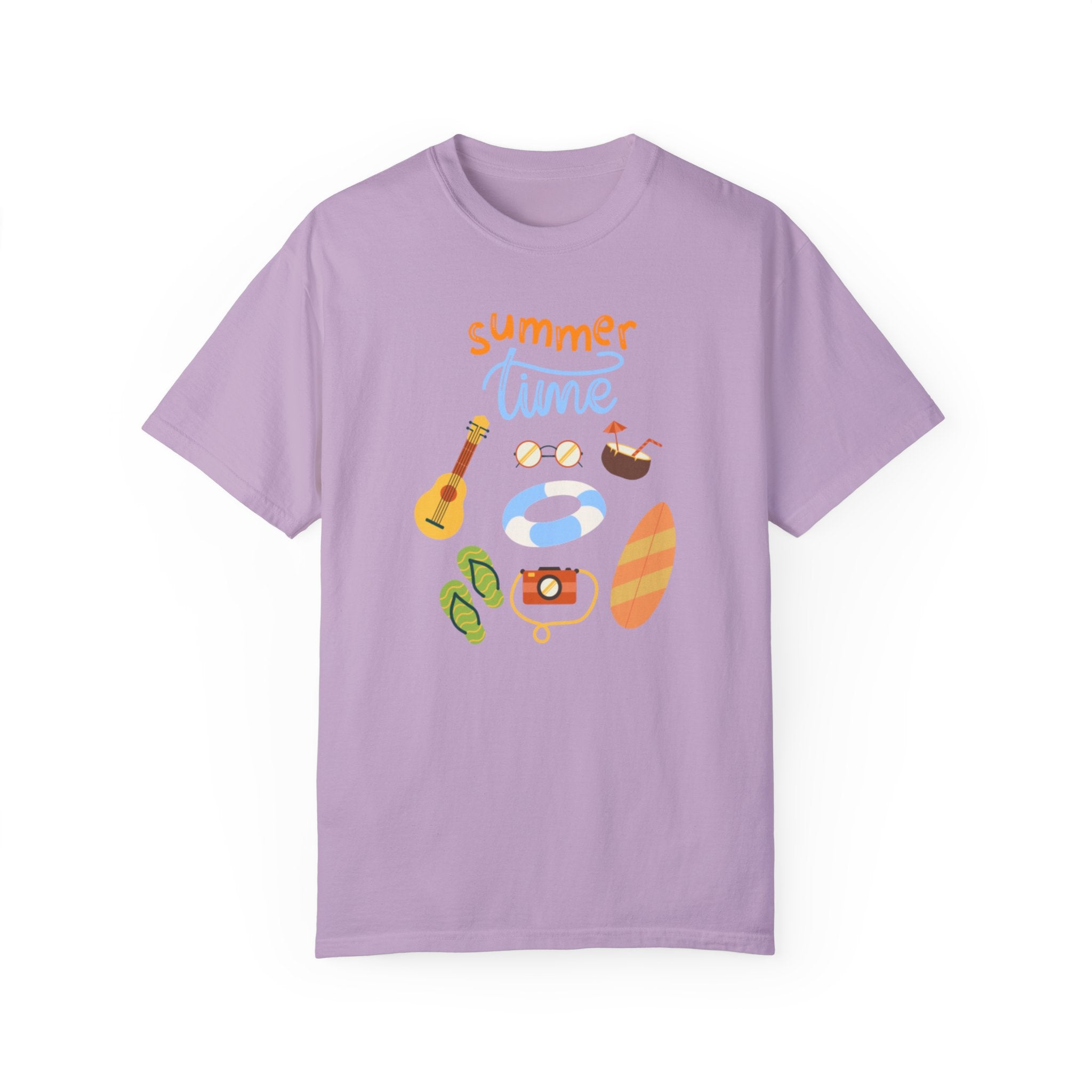 Summertime Fun Unisex Garment-Dyed T-shirt