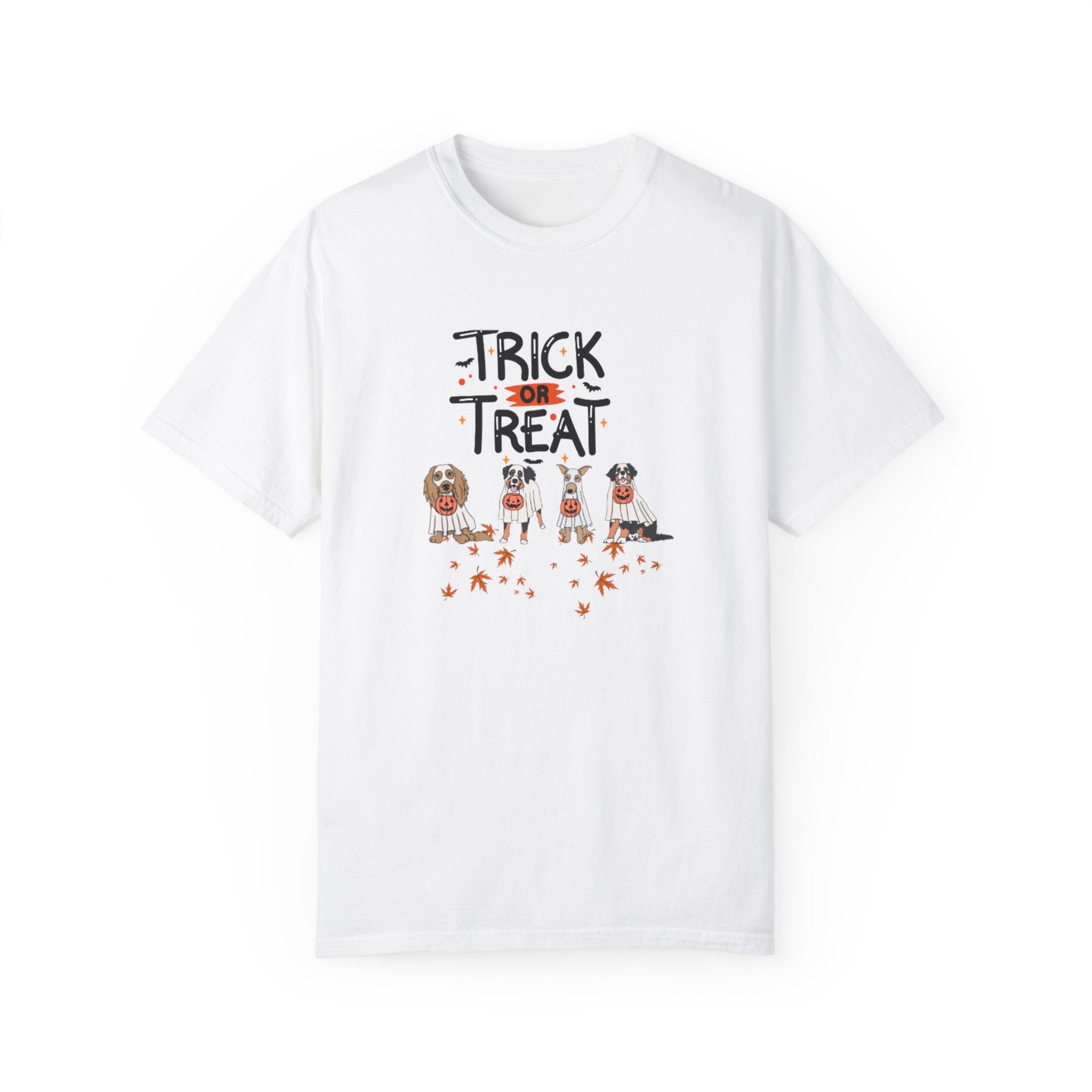 Pooch Trick or Treat Unisex Garment-Dyed T-shirt