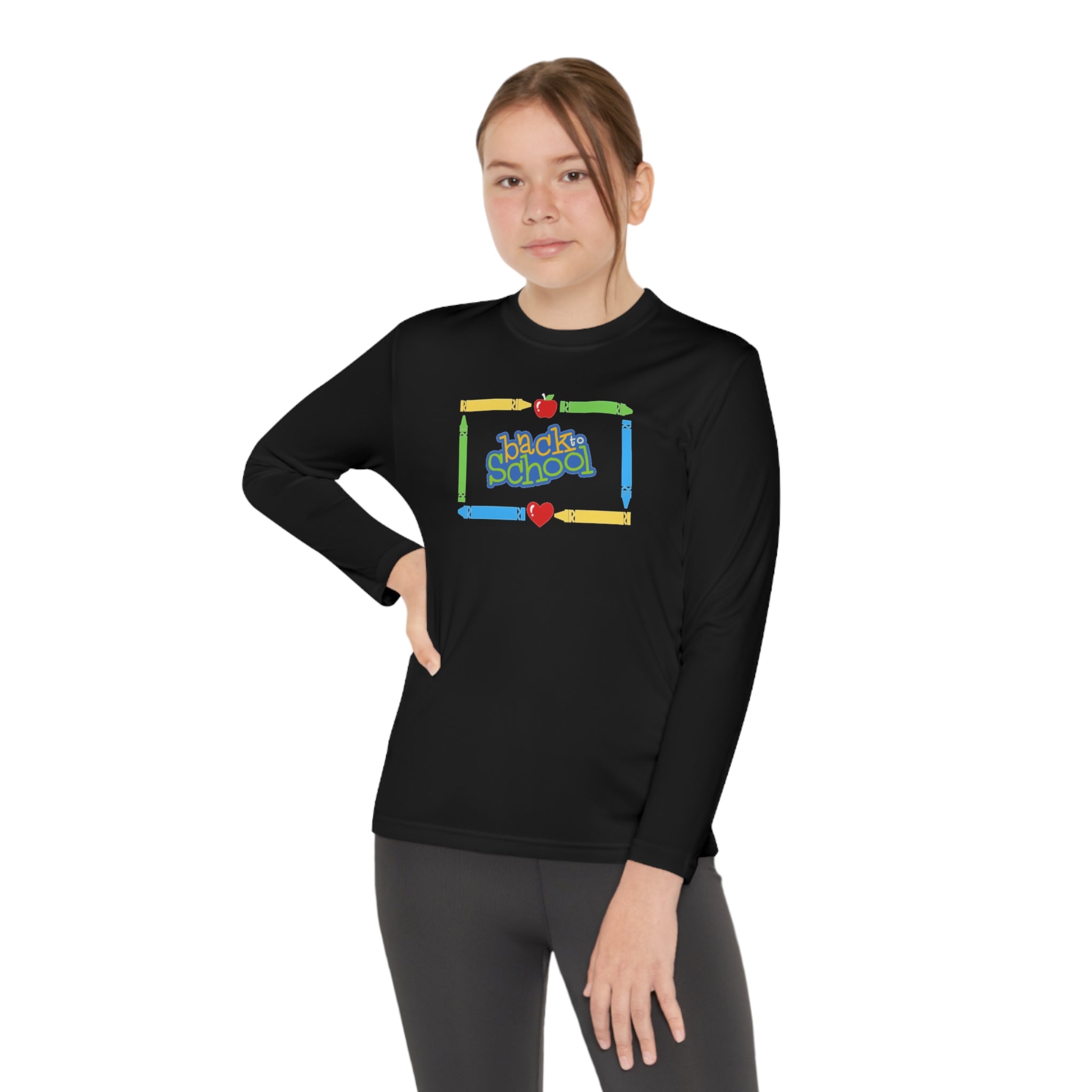 Back To School Youth Long Sleeve Competitor Tee