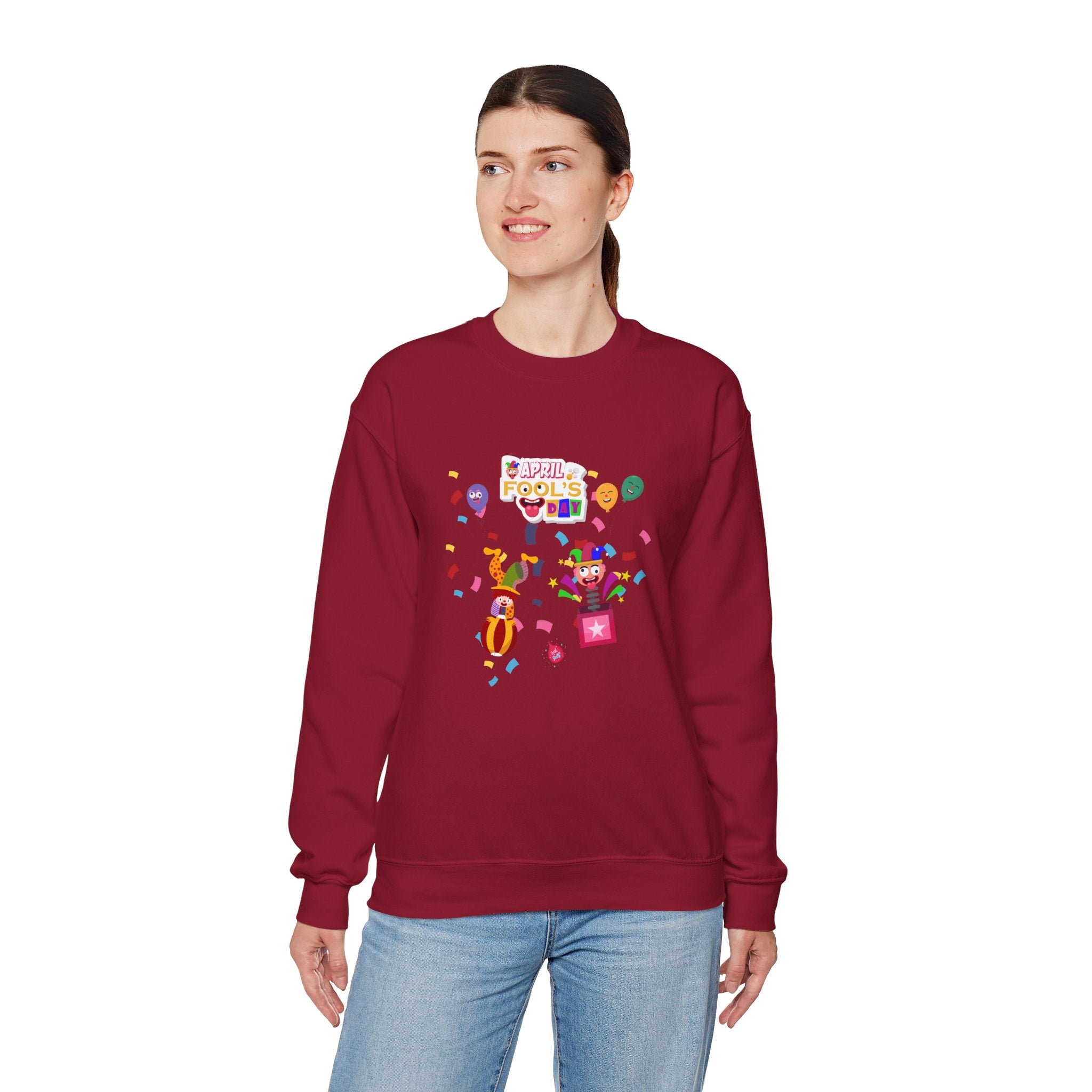 All April Fool's Day Fun Unisex Crewneck Sweatshirt