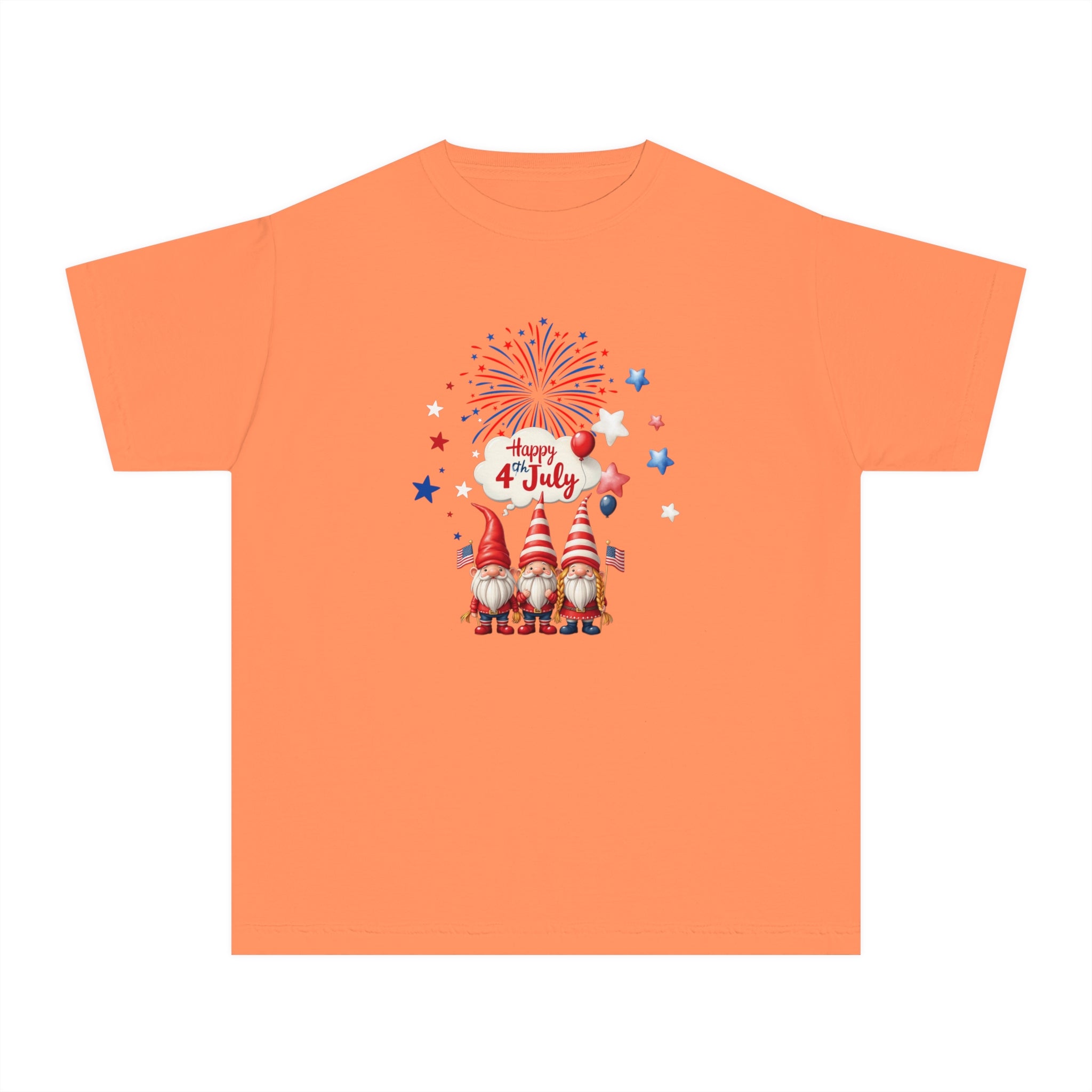 Gnome 4th of July Youth Midweight Tee