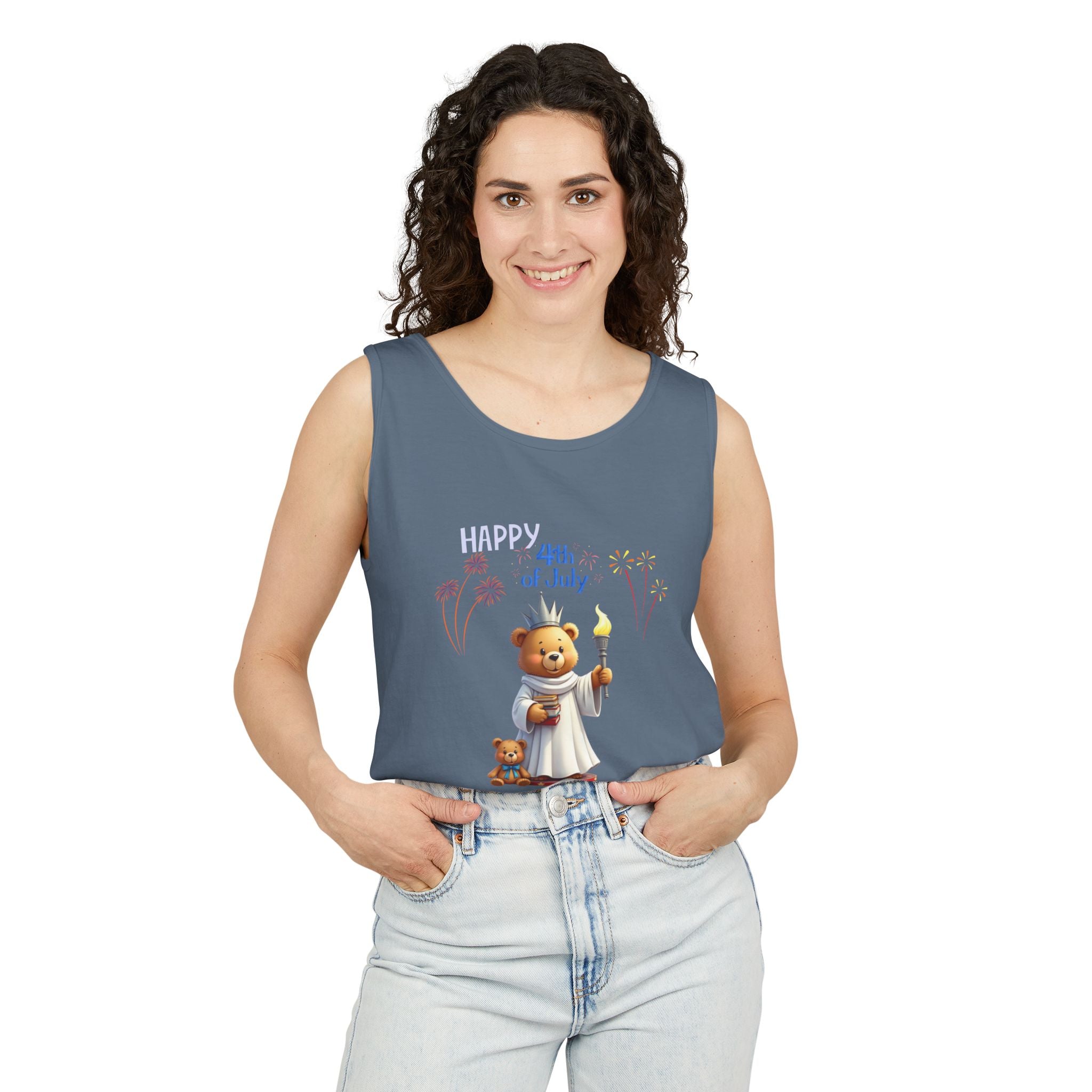Lady Liberty Unisex Tank Top