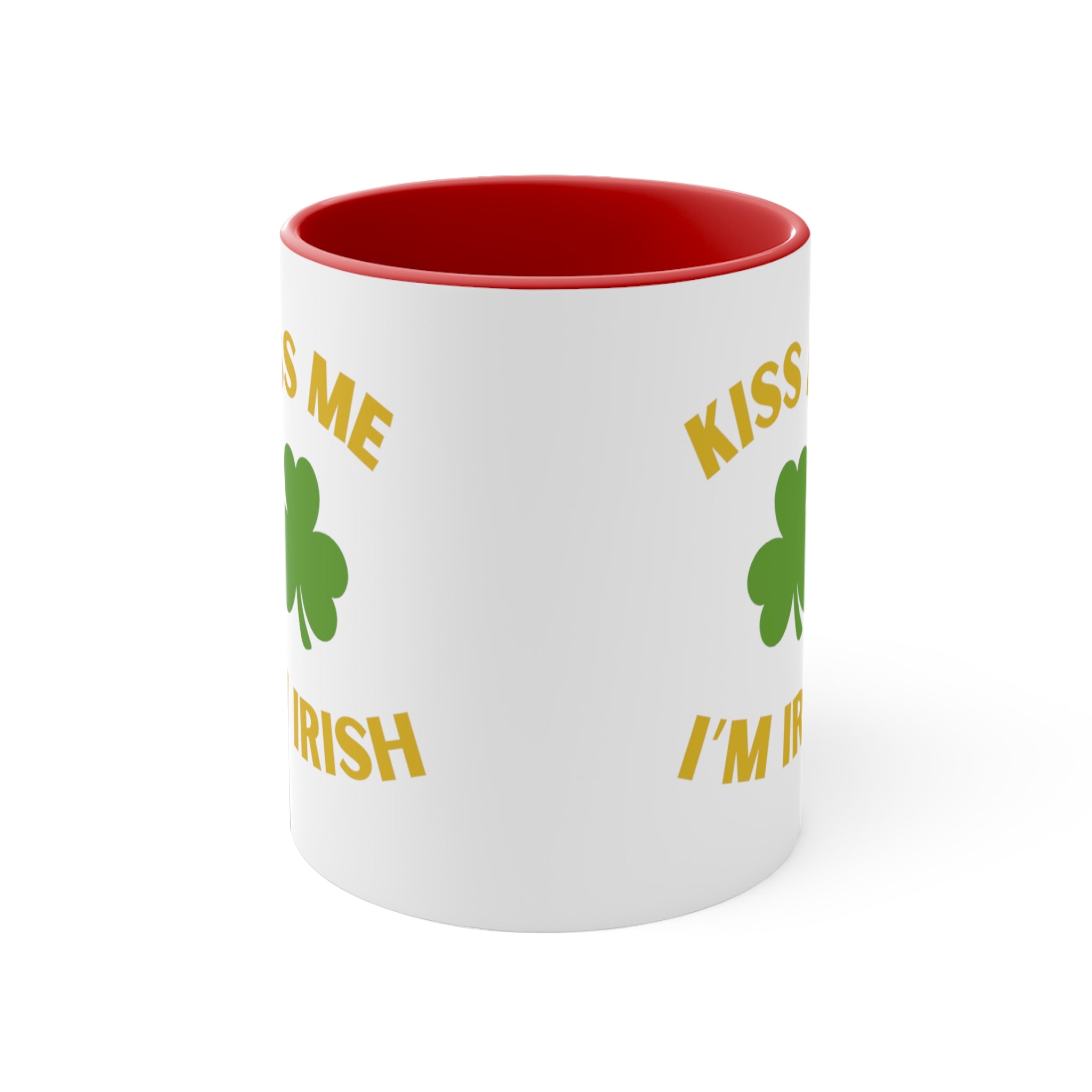 Kiss Me I'm Irish Accent Coffee Mug, 11oz